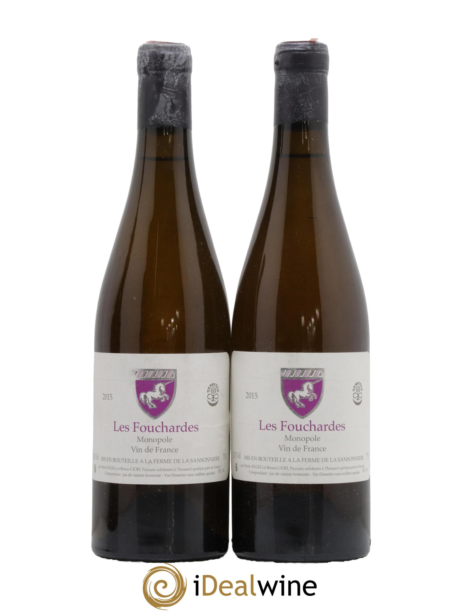 Vin de France Les Fouchardes Mark Angeli (Domaine) - Ferme de la Sansonnière 2015 - Lot de 2 bouteilles - 0