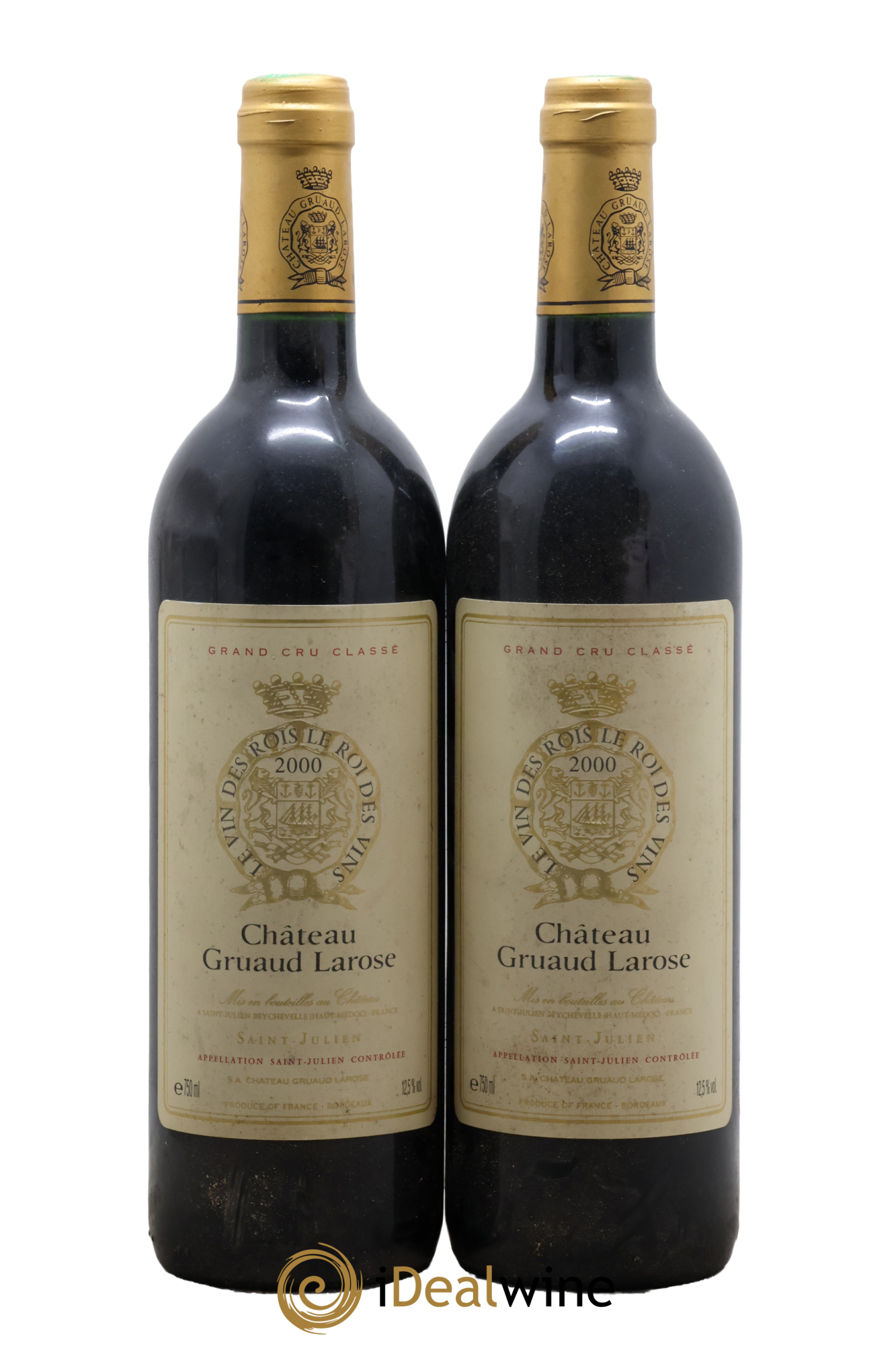 Château Gruaud Larose 2ème Grand Cru Classé 2000 - Lotto di 2 bottiglie - 0