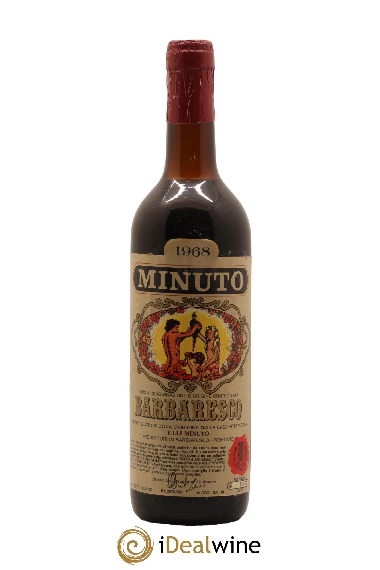 Barbaresco DOCG Minuto 1968 - Lot de 1 bouteille - 0