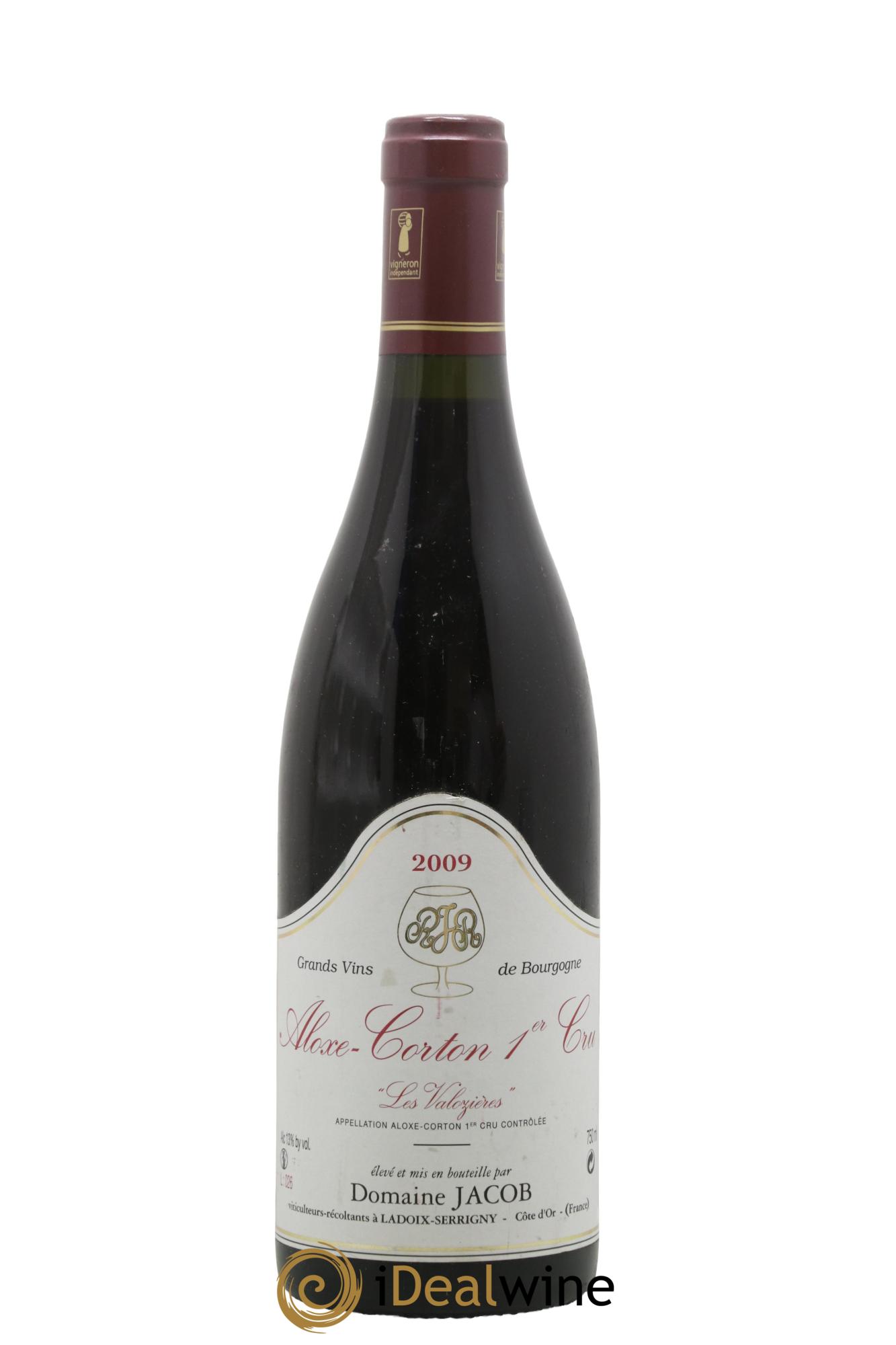 Aloxe-Corton 1er Cru Les Valozières Domaine Jacob 2009 - Lot de 1 bouteille - 0