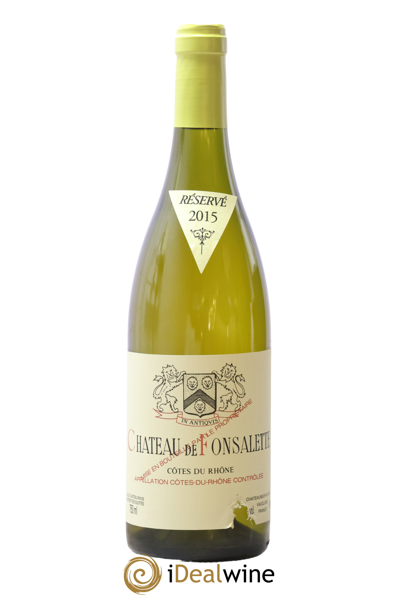 Côtes-du-Rhône Château de Fonsalette Emmanuel Reynaud 2015 - Lot of 1 bottle - 0