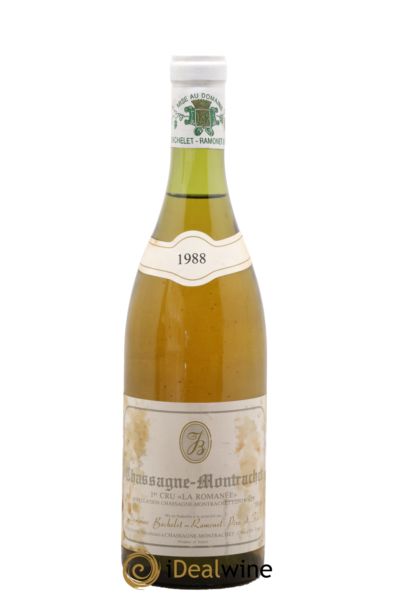 Chassagne-Montrachet 1er Cru La Romanée Bachelet-Ramonet (Domaine) 1988 - Lot de 1 bouteille - 0