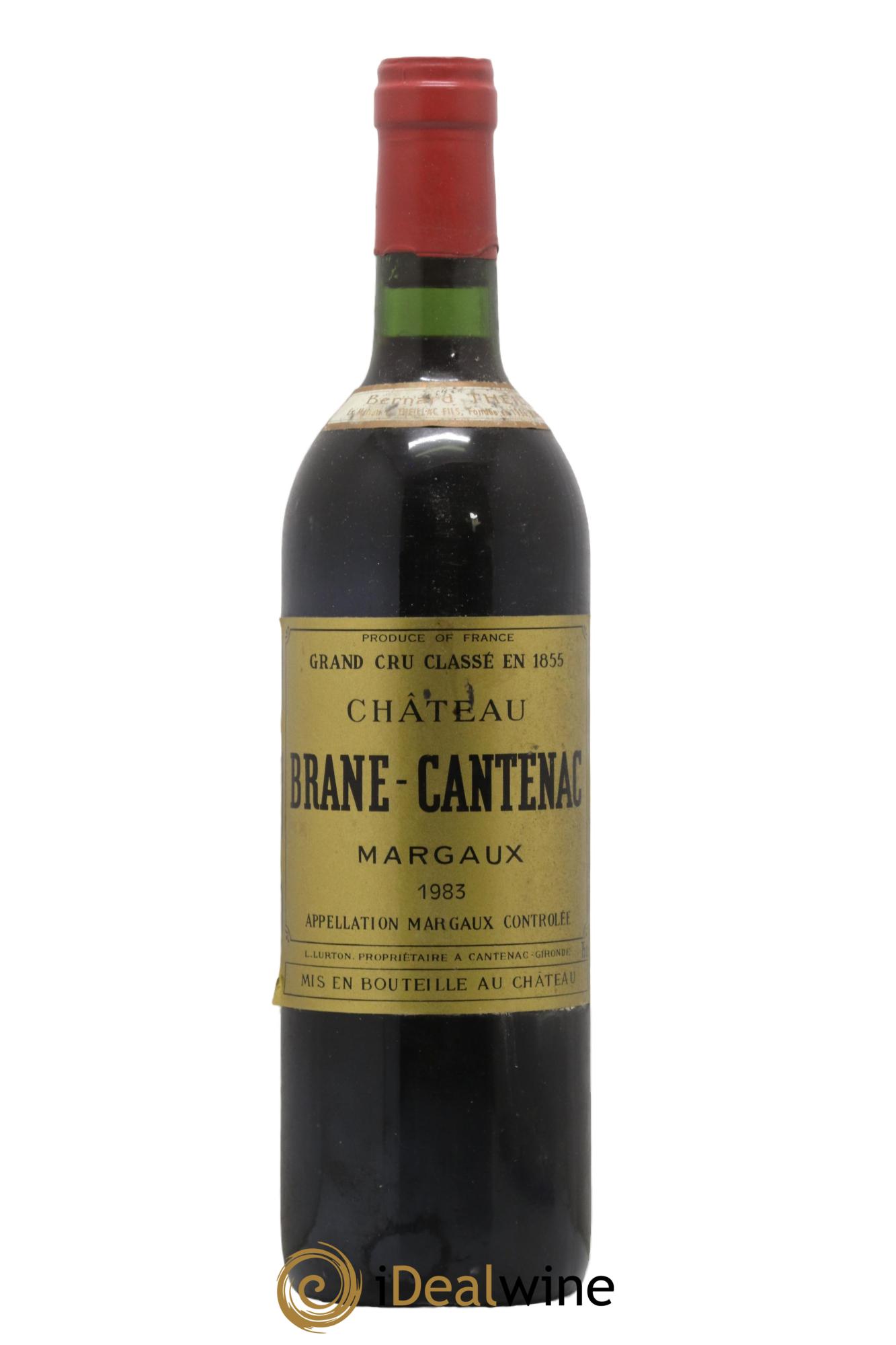Château Brane Cantenac 2ème Grand Cru Classé 1983 - Lot de 1 bouteille - 0