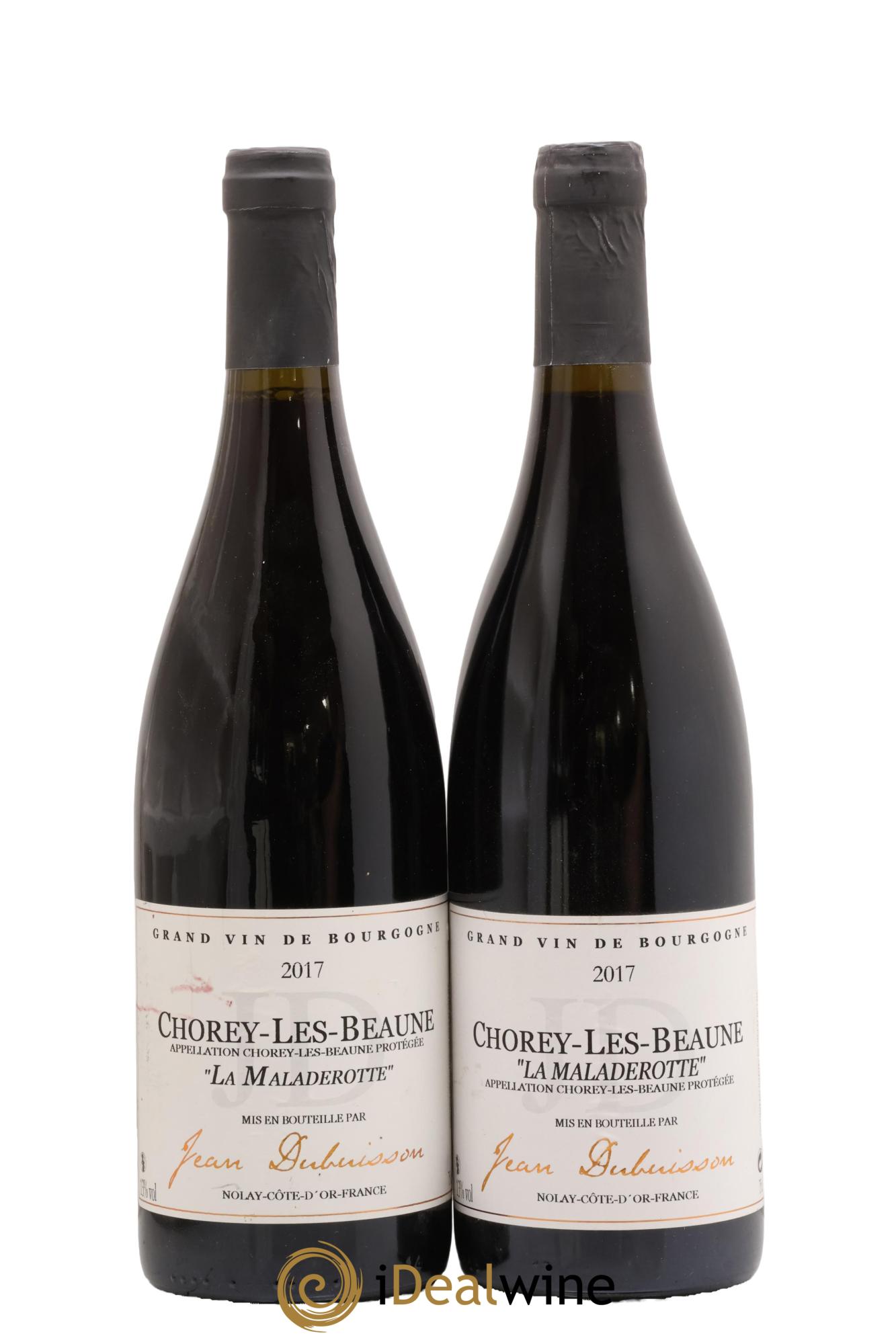 Chorey-lès-Beaune La maladerotte Jean Dubuisson 2017 - Lot of 2 bottles - 0