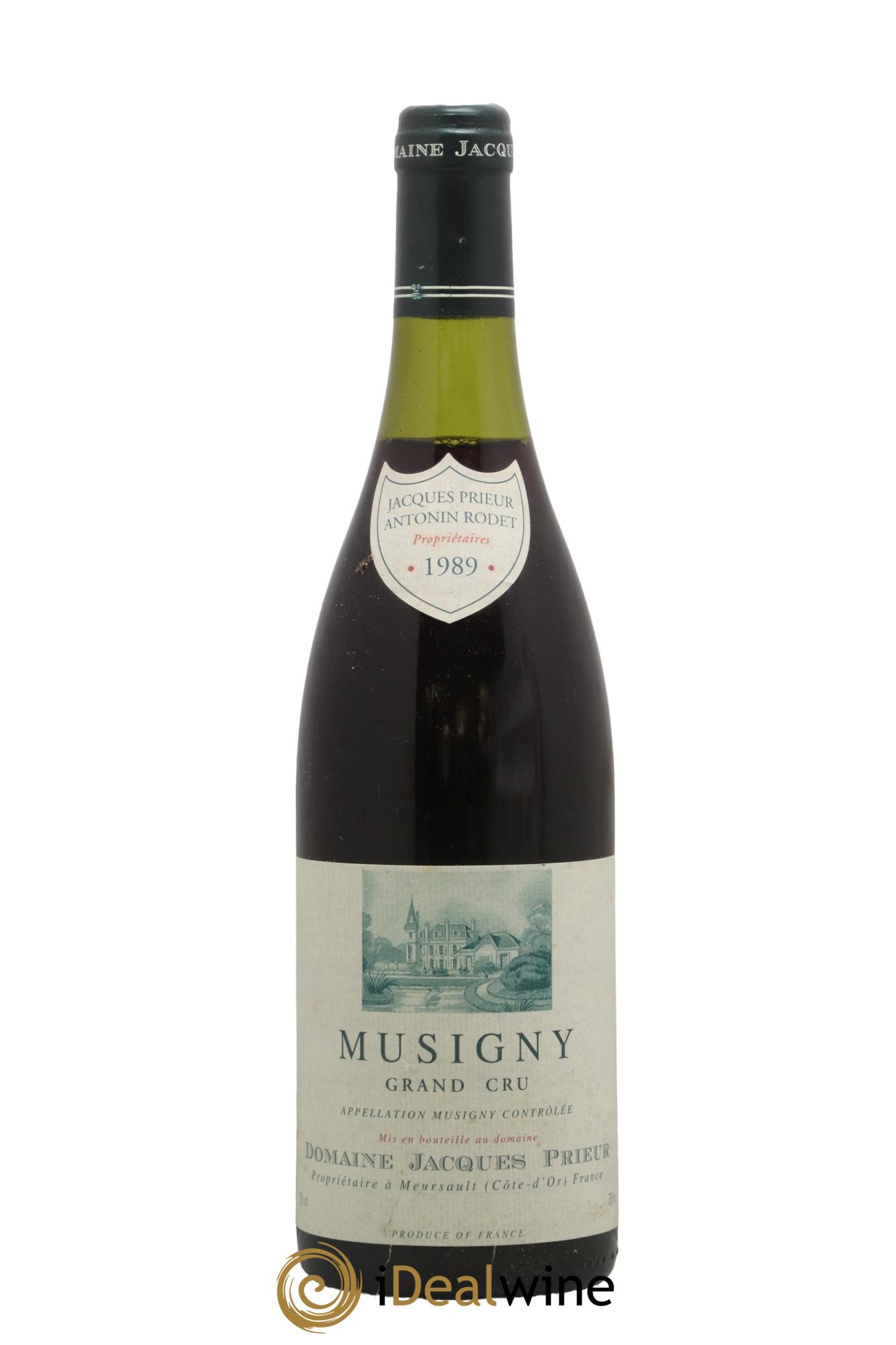 Musigny Grand Cru Jacques Prieur (Domaine) 1989 - Lot de 1 bouteille - 0
