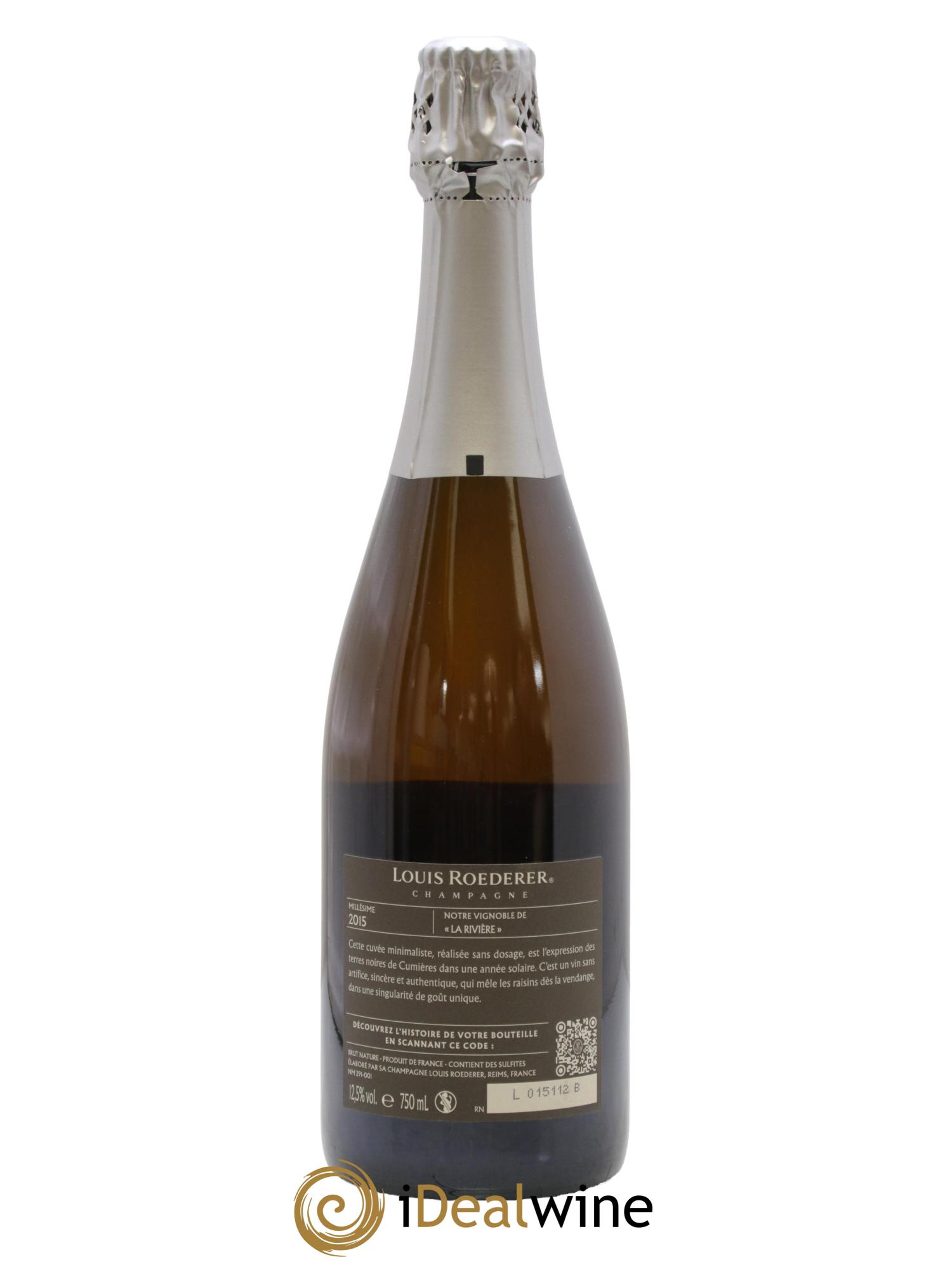 Brut Nature Edition limitée Starck Louis Roederer 2015 - Posten von 1 Flasche - 1
