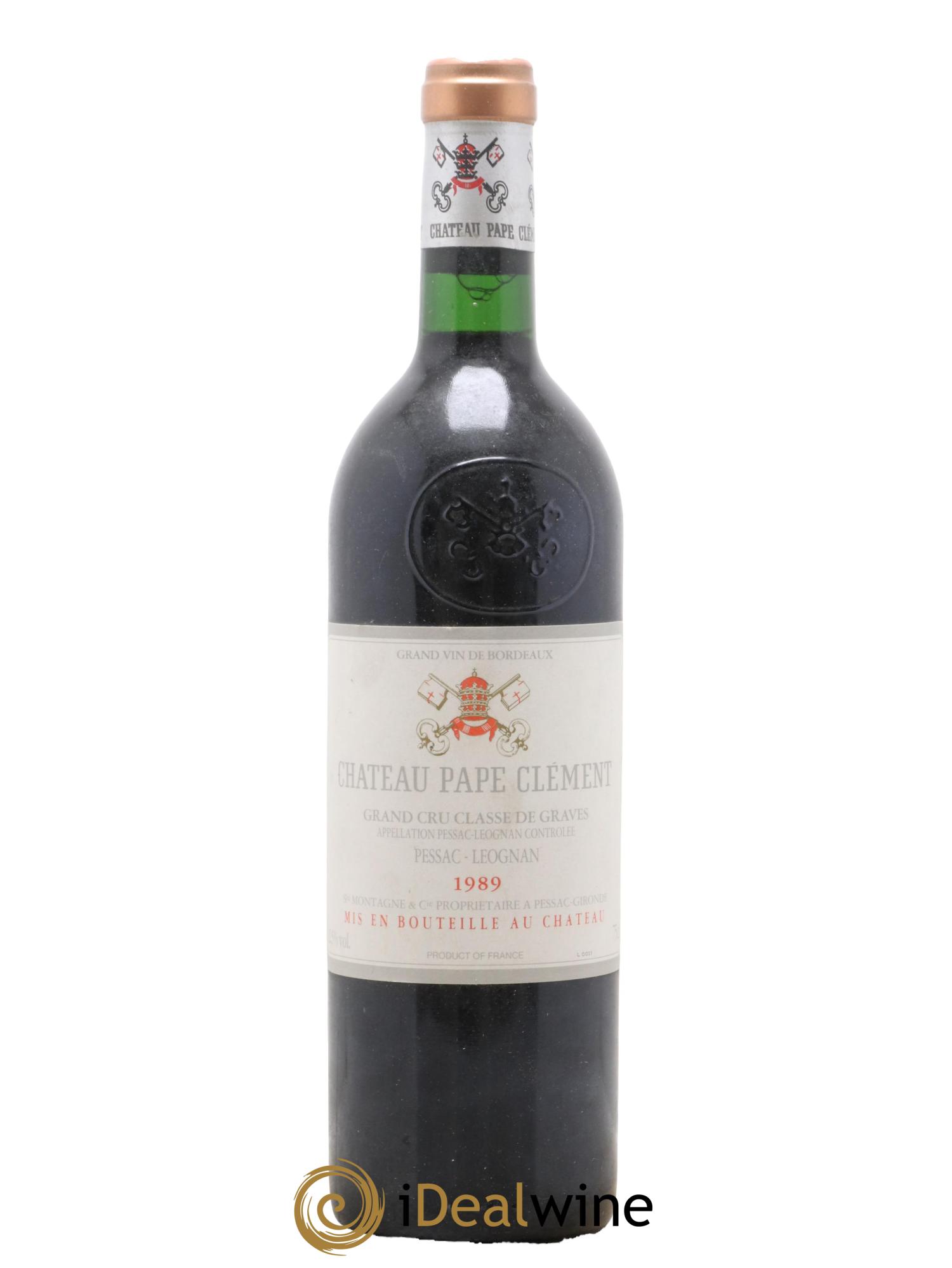 Château Pape Clément Cru Classé de Graves 1989 - Lot of 1 bottle - 0