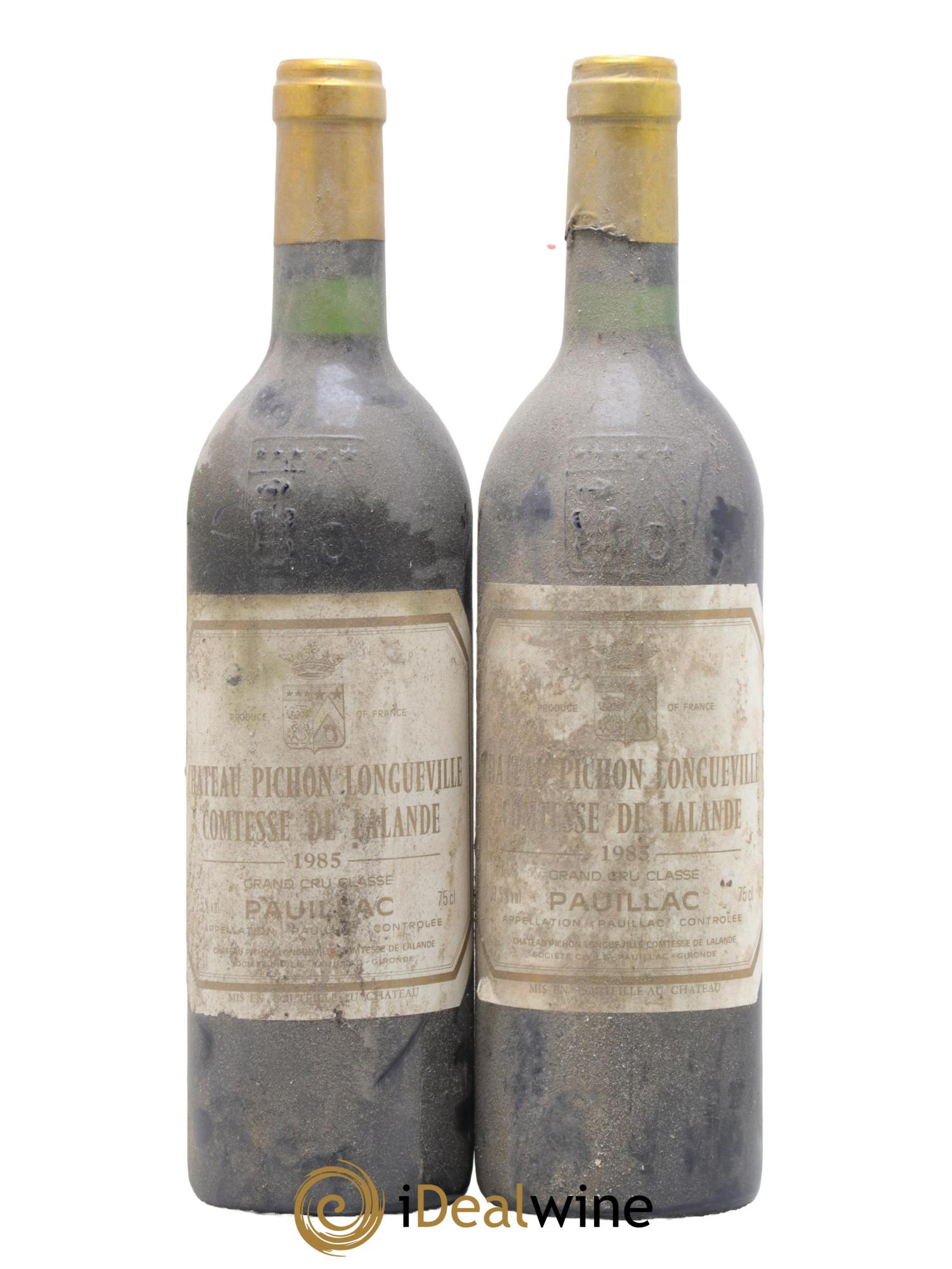 Pichon Longueville Baron 2ème Grand Cru Classé 1985 - Lot de 2 bouteilles - 0