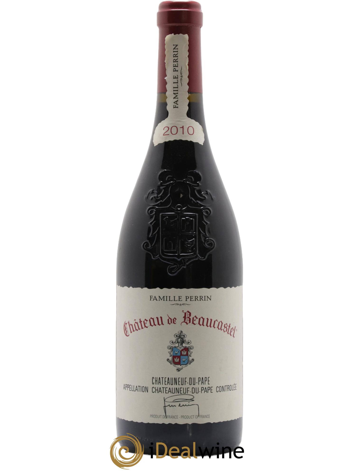 Châteauneuf-du-Pape Château de Beaucastel Famille Perrin 2010 - Lot de 1 bouteille - 0