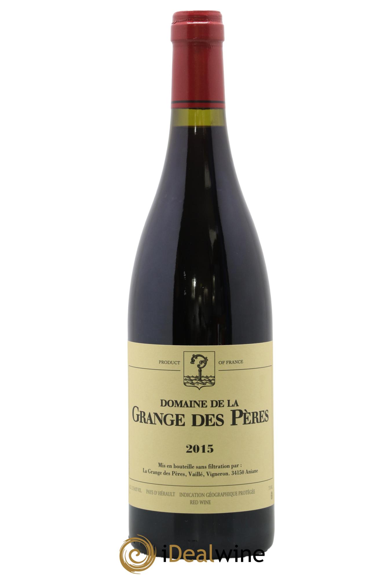 Pays d'Hérault Grange des Pères Laurent Vaillé 2015 - Lotto di 1 bottiglia - 0