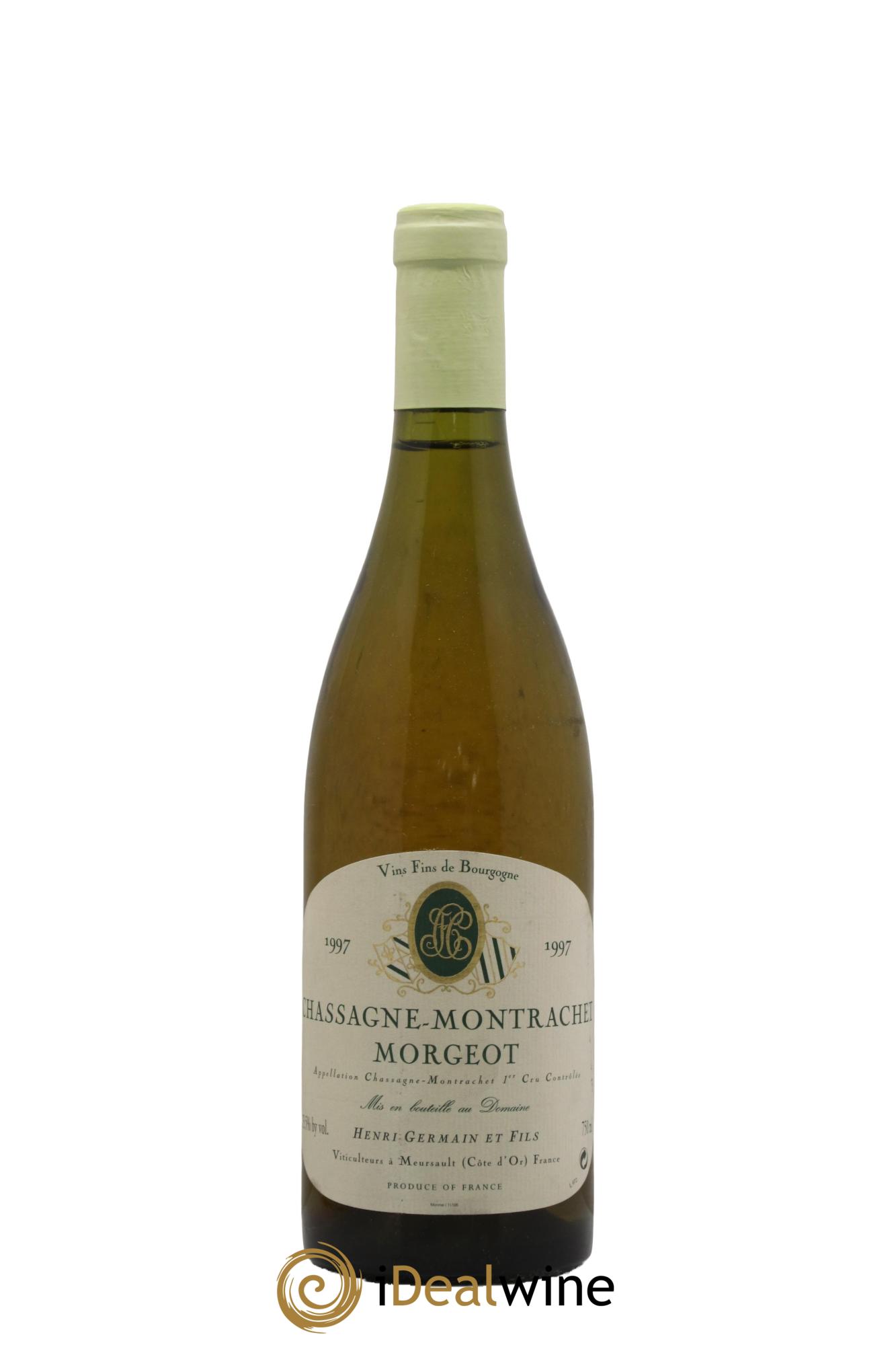 Chassagne-Montrachet 1er Cru Morgeot Henri Germain 1997 - Lot de 1 bouteille - 0