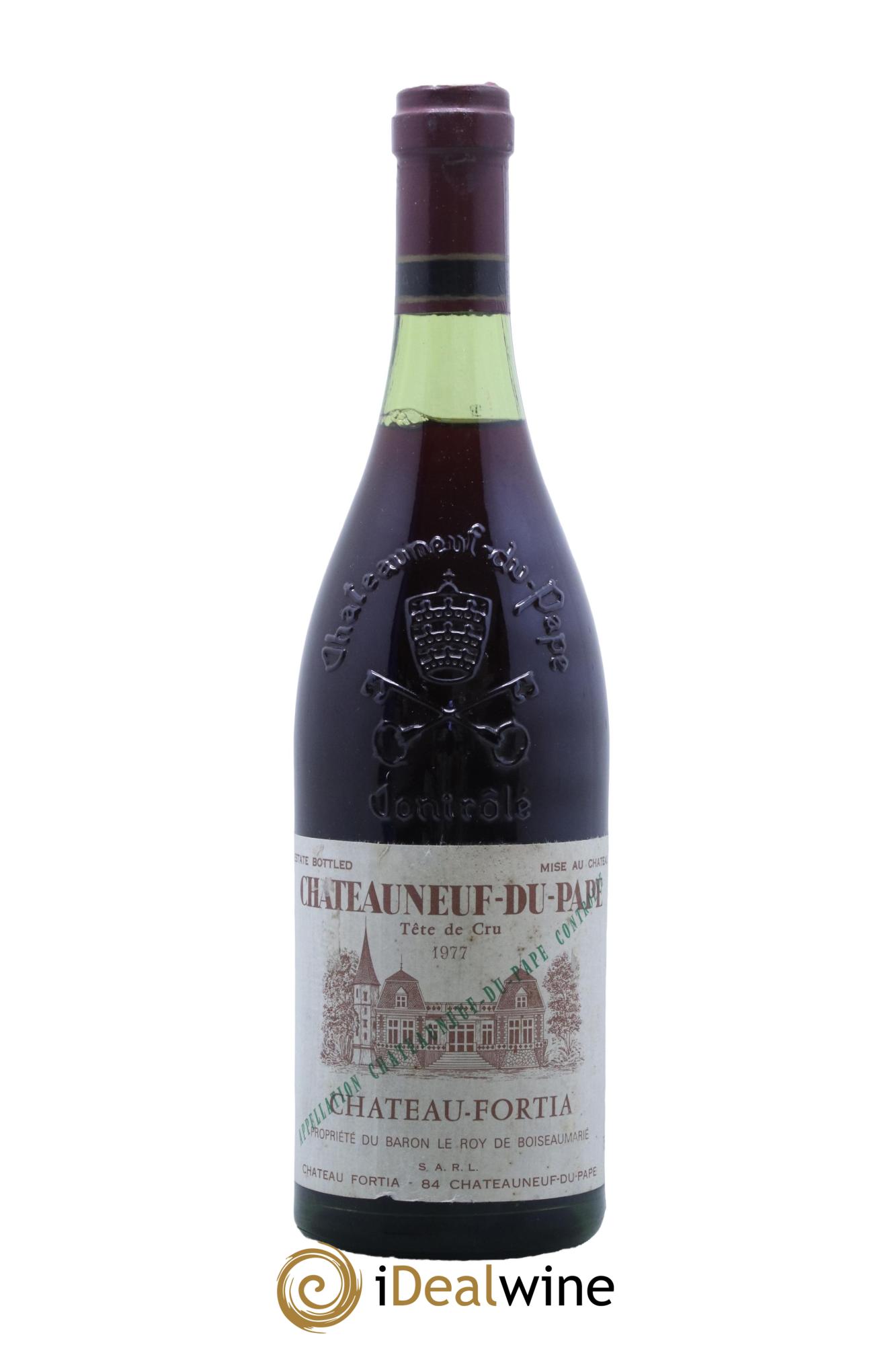 Châteauneuf-du-Pape Tete de Cru Chateau Fortia 1977 - Lot de 1 bouteille - 0