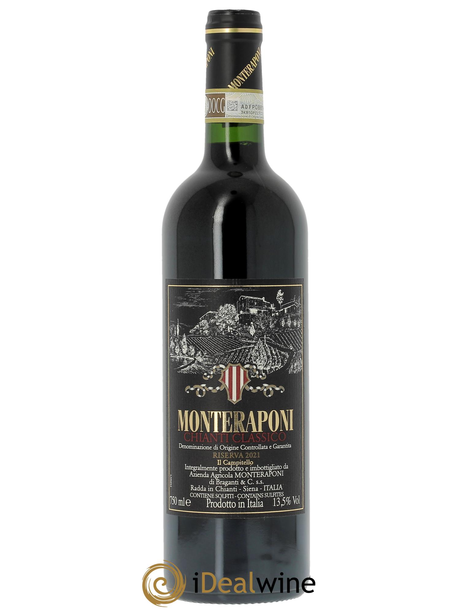 Chianti Classico DOCG Monteraponi IL Campitello  2021 - Lot of 1 bottle - 0