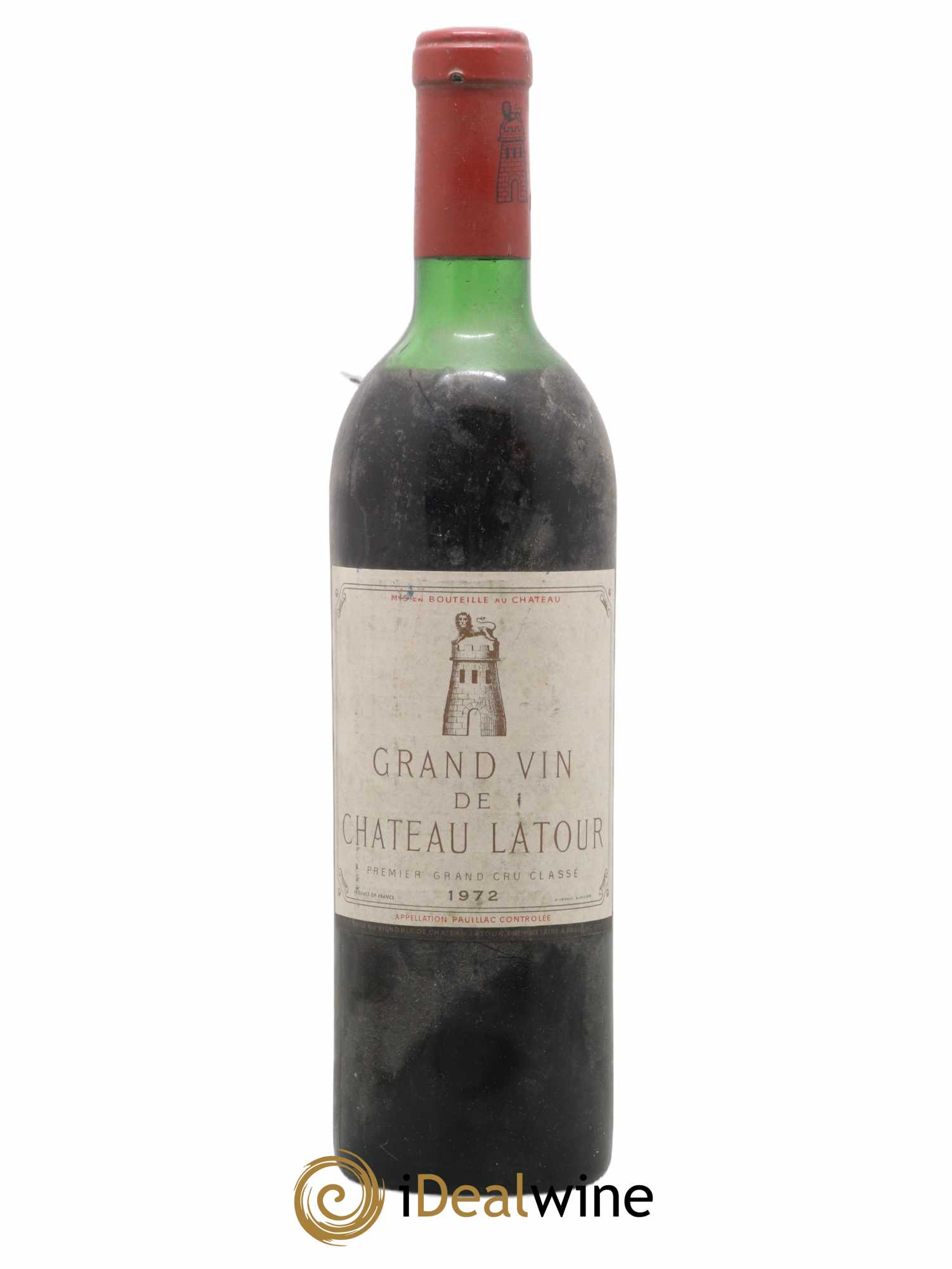Château Latour 1er Grand Cru Classé 1972 - Lot de 1 bouteille - 0