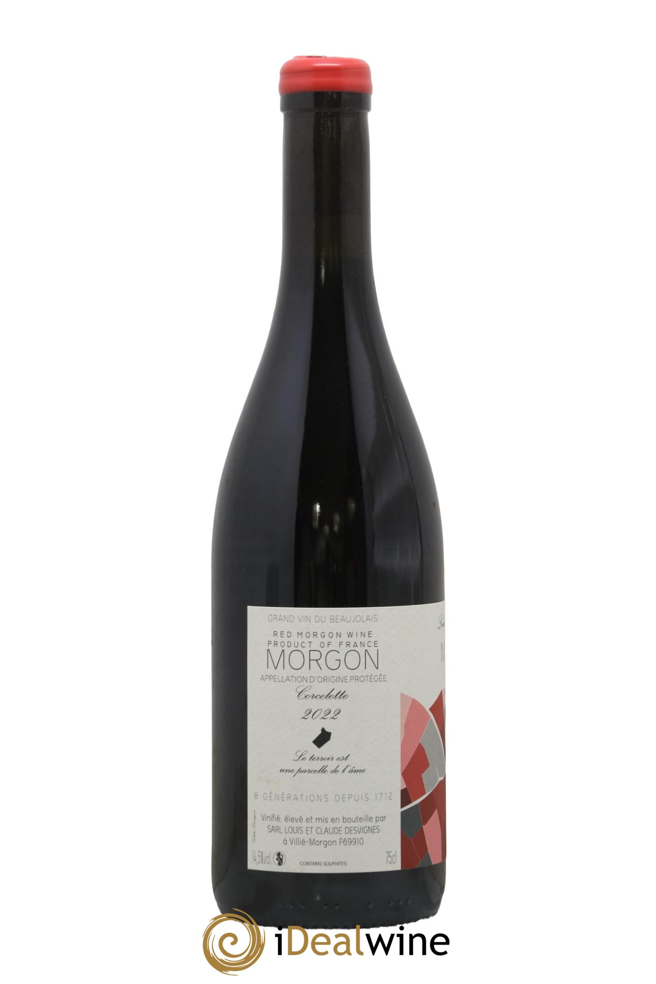 Morgon Corcelette Louis-Claude Desvignes 2022 - Posten von 1 Flasche - 1