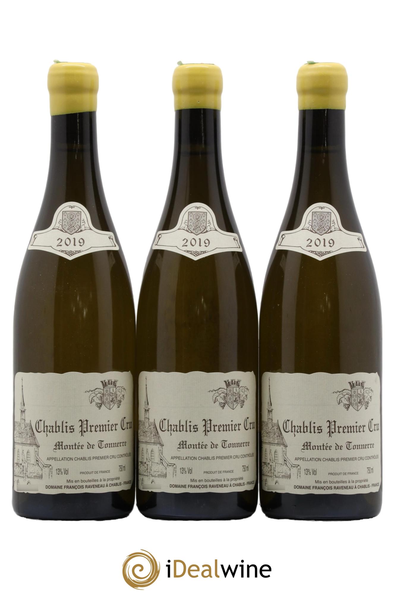 Chablis 1er Cru Montée de Tonnerre Raveneau (Domaine) 2019 - Lot de 3 bouteilles - 0