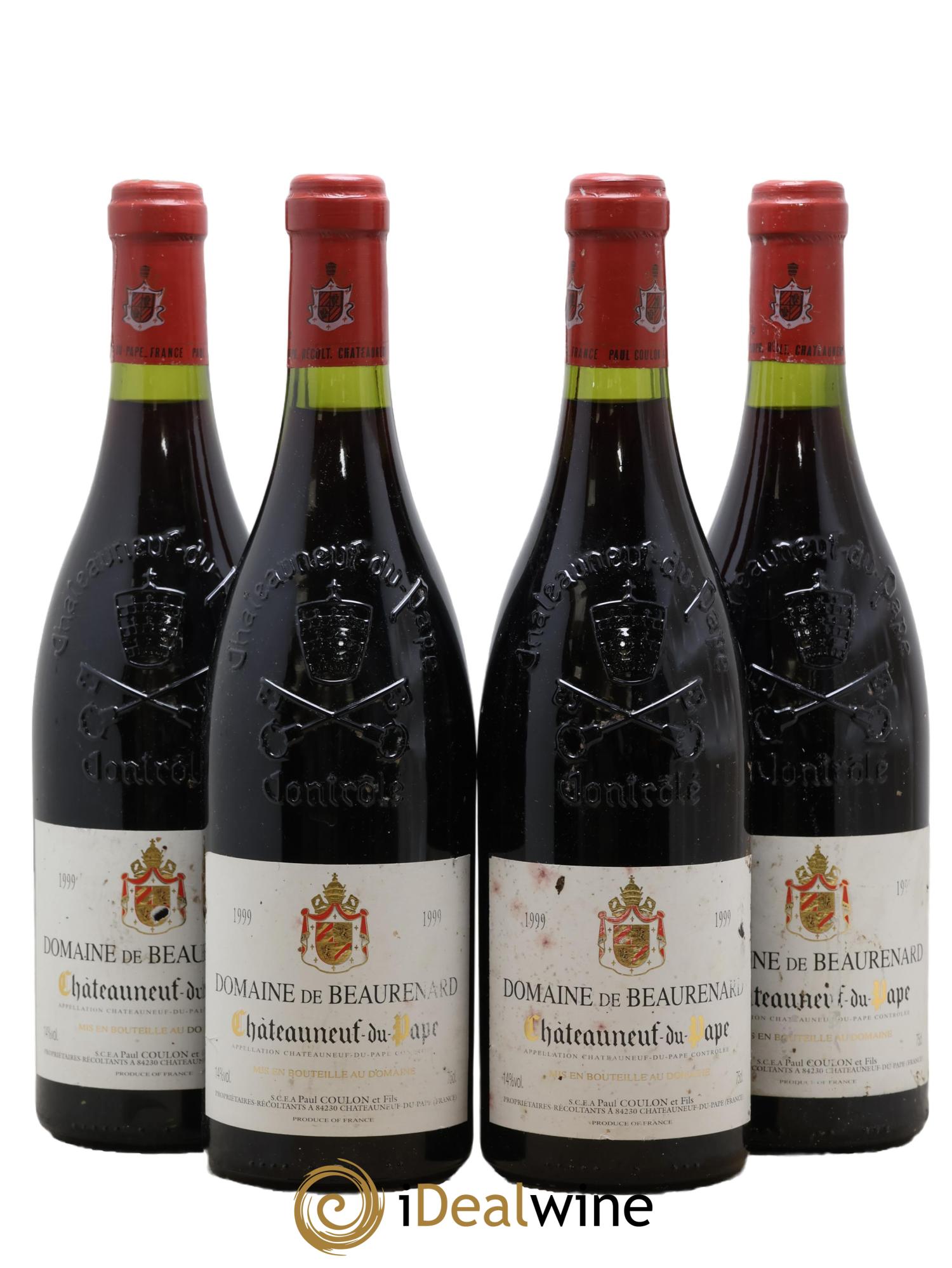 Châteauneuf-du-Pape Beaurenard (Domaine de) 1999 - Posten von 4 Flaschen - 0