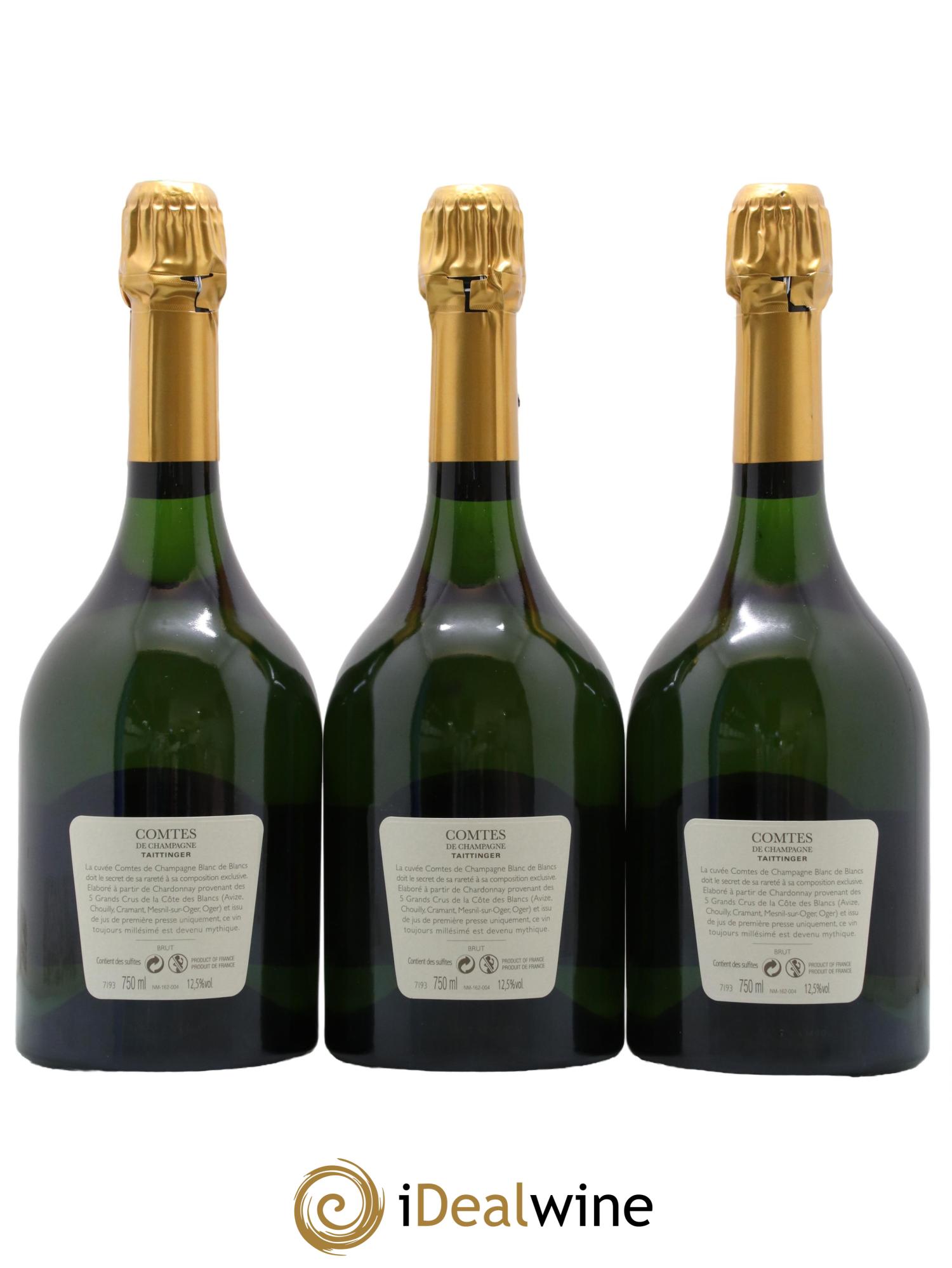 Comtes de Champagne Taittinger 2008 - Lot de 3 bouteilles - 1