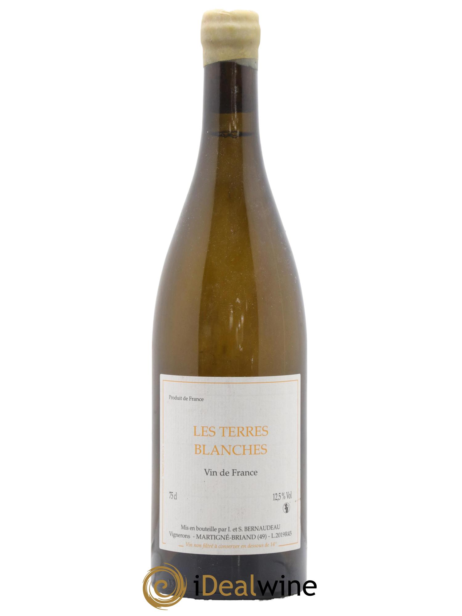 Vin de France Les Terres Blanches Stéphane Bernaudeau 2019 - Lot de 1 bouteille - 0