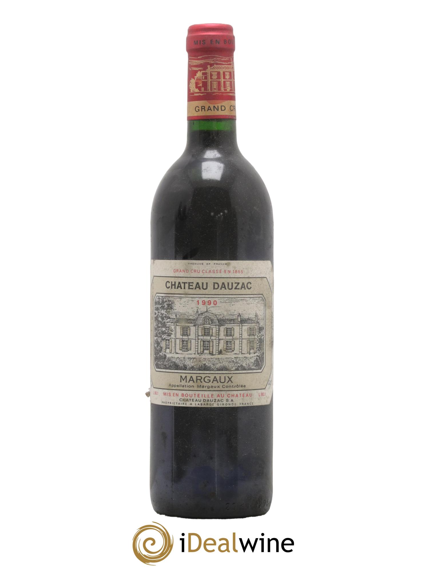 Château Dauzac 5ème Grand Cru Classé 1990 - Lot de 1 bouteille - 0