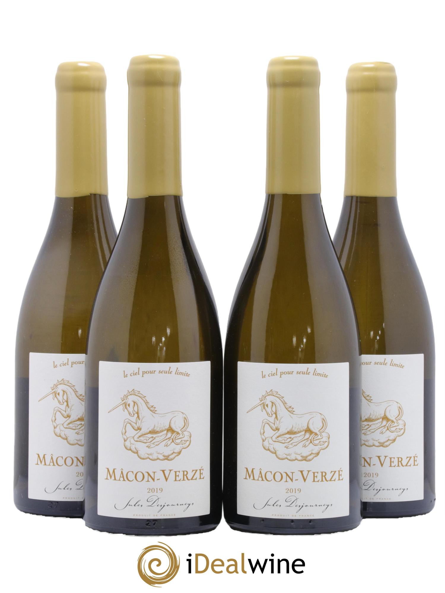 Mâcon-Verzé Jules Desjourneys 2019 - Lot de 4 bouteilles - 0