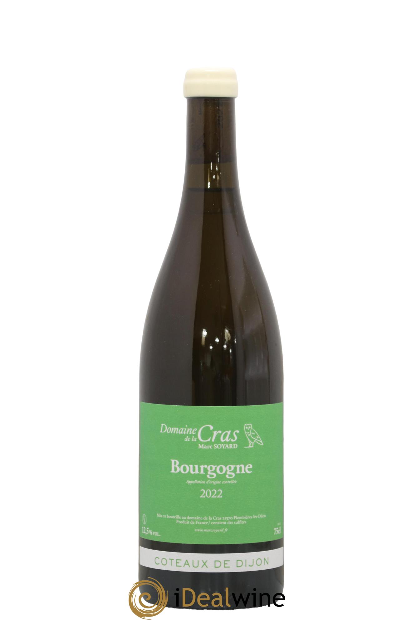 Bourgogne Domaine de la Cras - Marc Soyard 2022 - Lot de 1 bouteille - 0