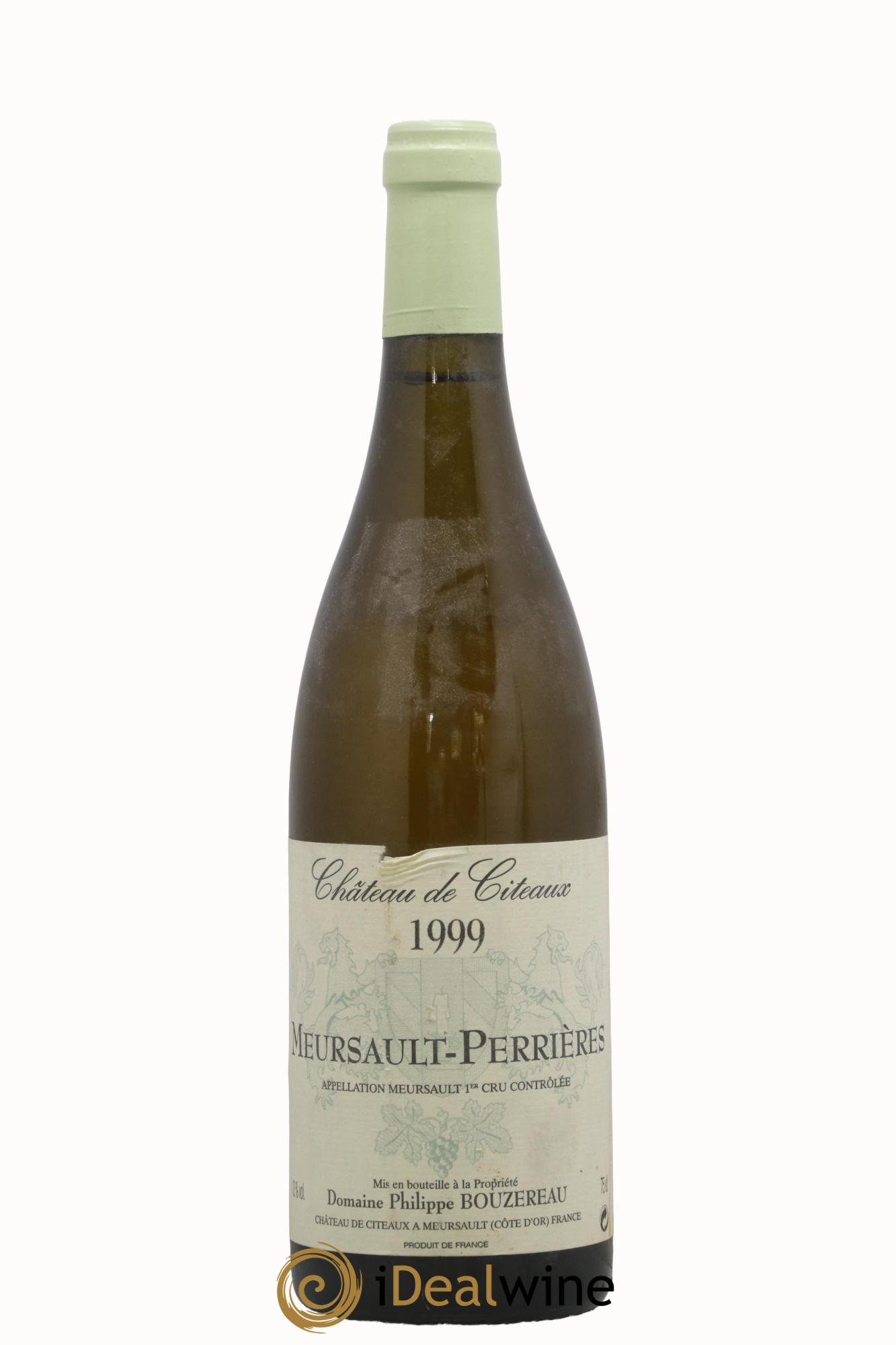 Meursault 1er Cru Perrières Château de Citeaux 1999 - Lot de 1 bouteille - 0