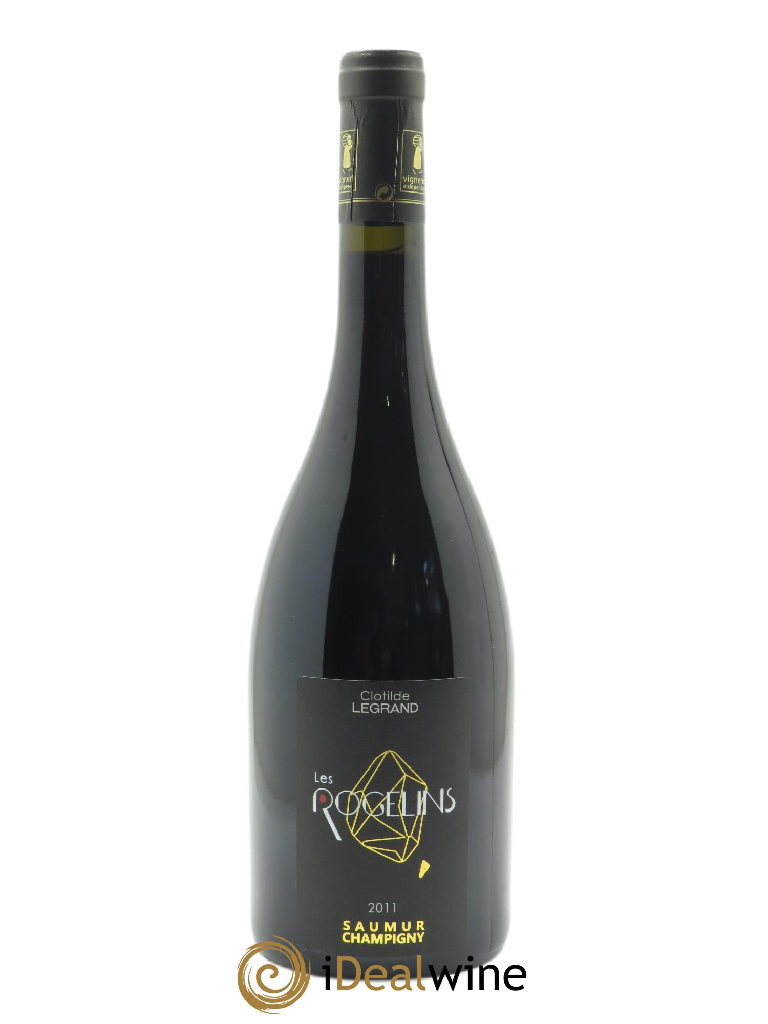 Saumur-Champigny Les Rogelins Clotilde Legrand (anciennement René-Noël Legrand) 2011 - Lot of 1 bottle - 0