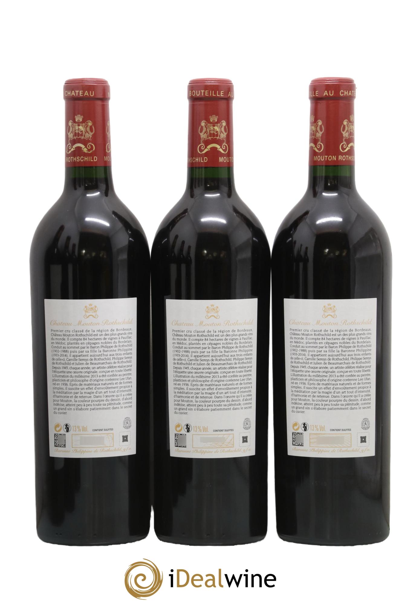 Château Mouton Rothschild 1er Grand Cru Classé 2013 - Lot de 6 bouteilles - 2