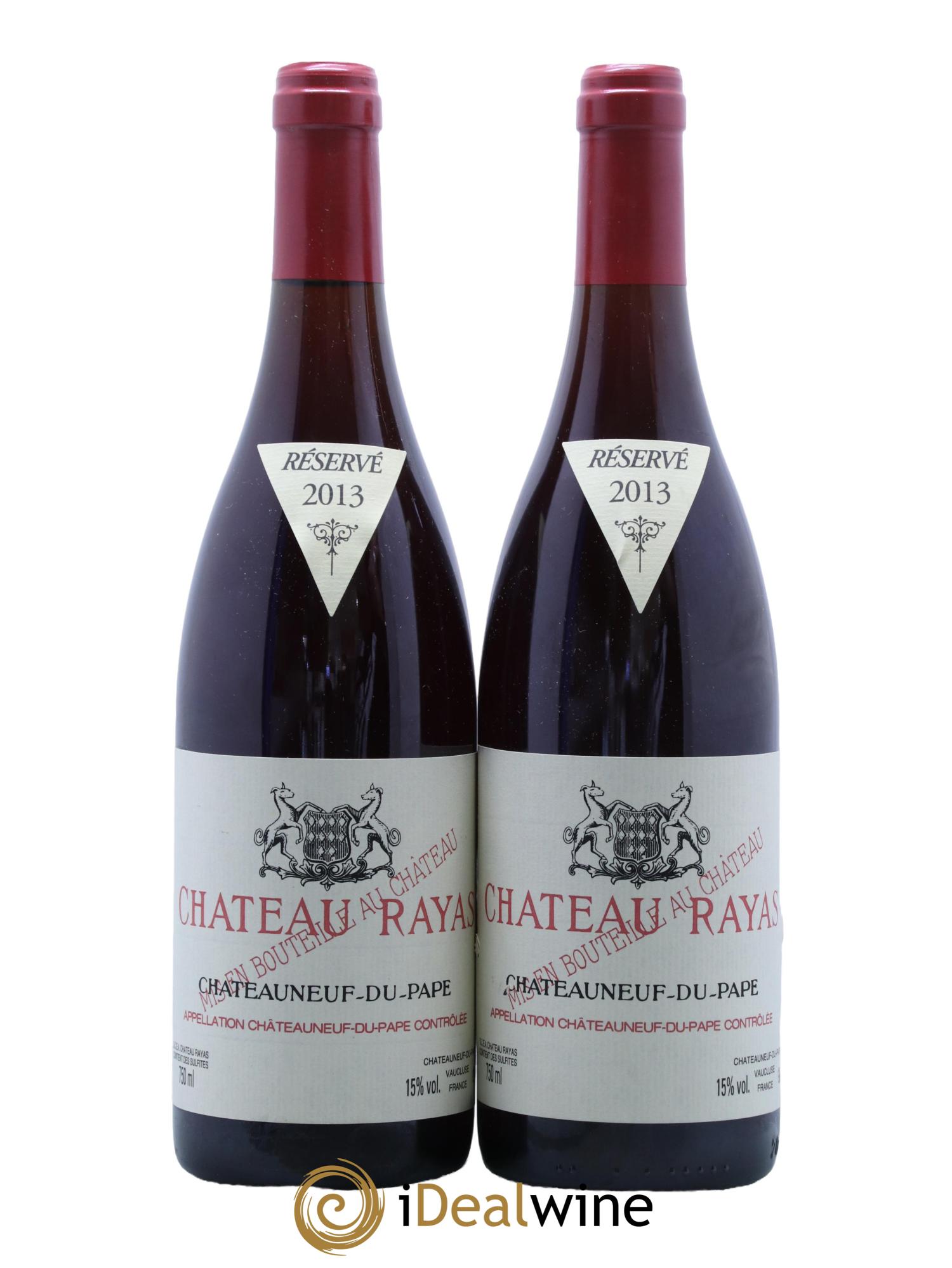 Châteauneuf-du-Pape Château Rayas Emmanuel Reynaud 2013 - Lot de 2 bouteilles - 0