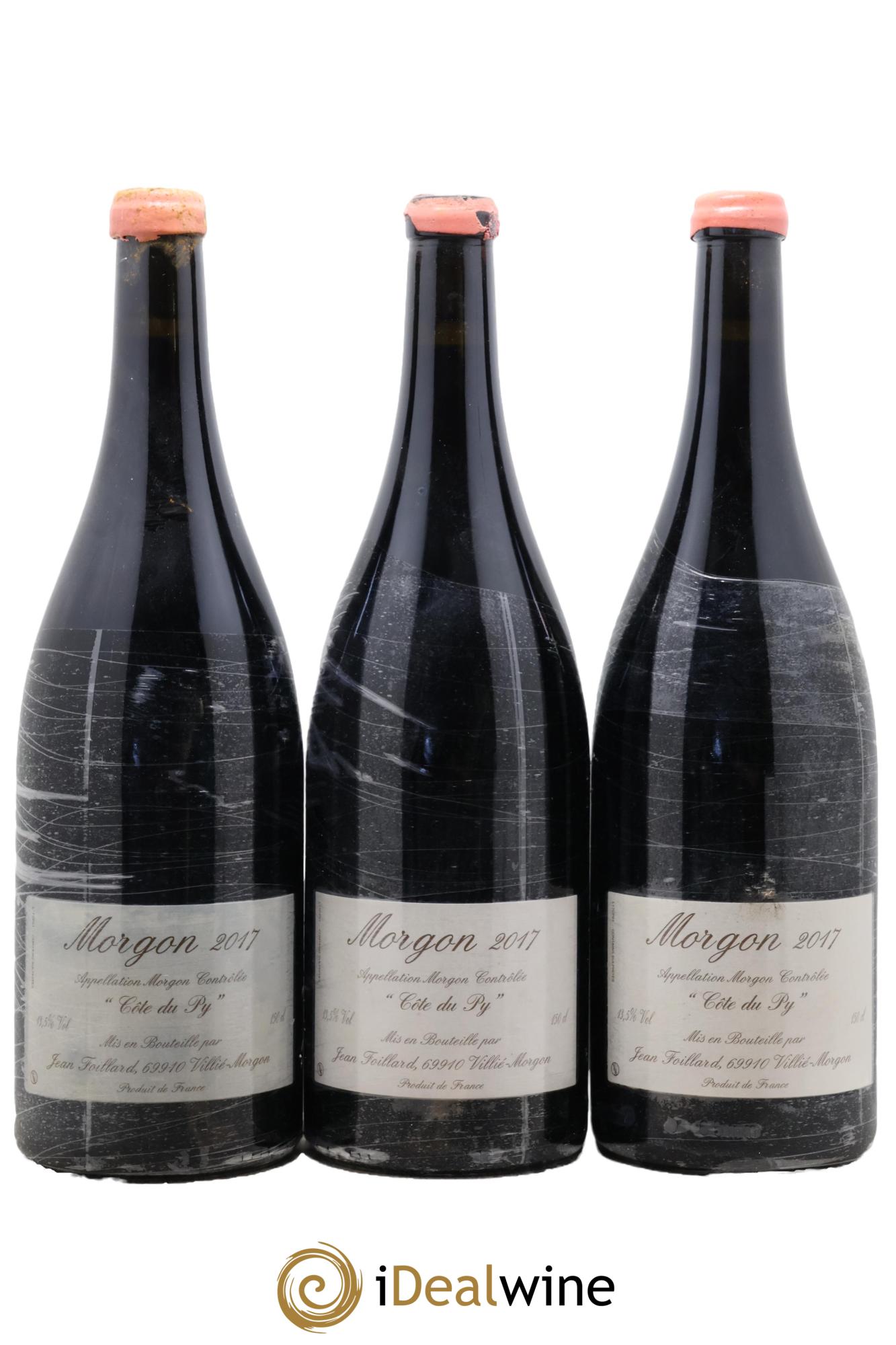 Morgon Côte du Py Jean Foillard 2017 - Lot de 3 magnums - 0