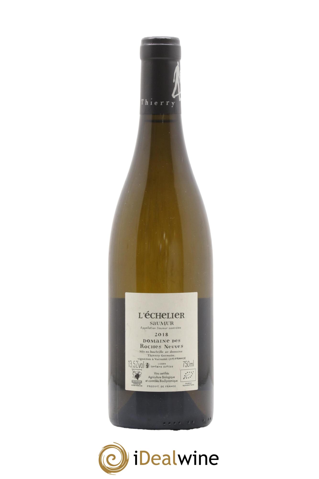 Saumur l'Echelier Domaine des Roches Neuves - Thierry Germain 2018 - Lot de 1 bouteille - 1