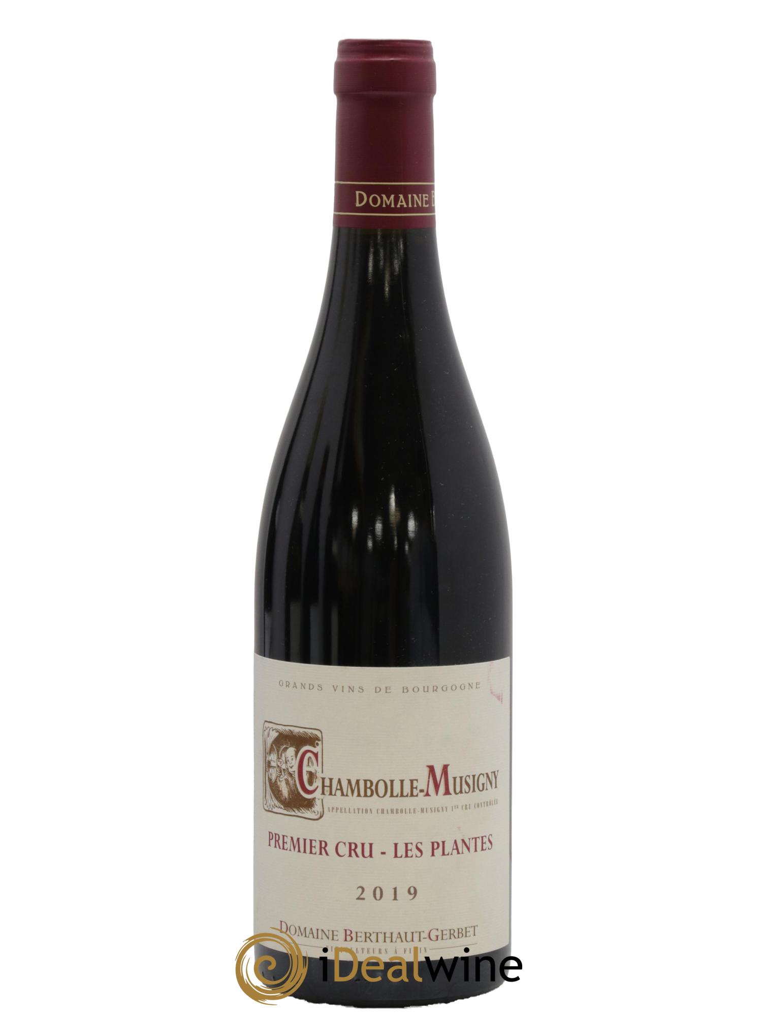 Chambolle-Musigny 1er Cru Les Plantes Berthaut Gerbet (Domaine) 2019 - Lot de 1 bouteille - 0