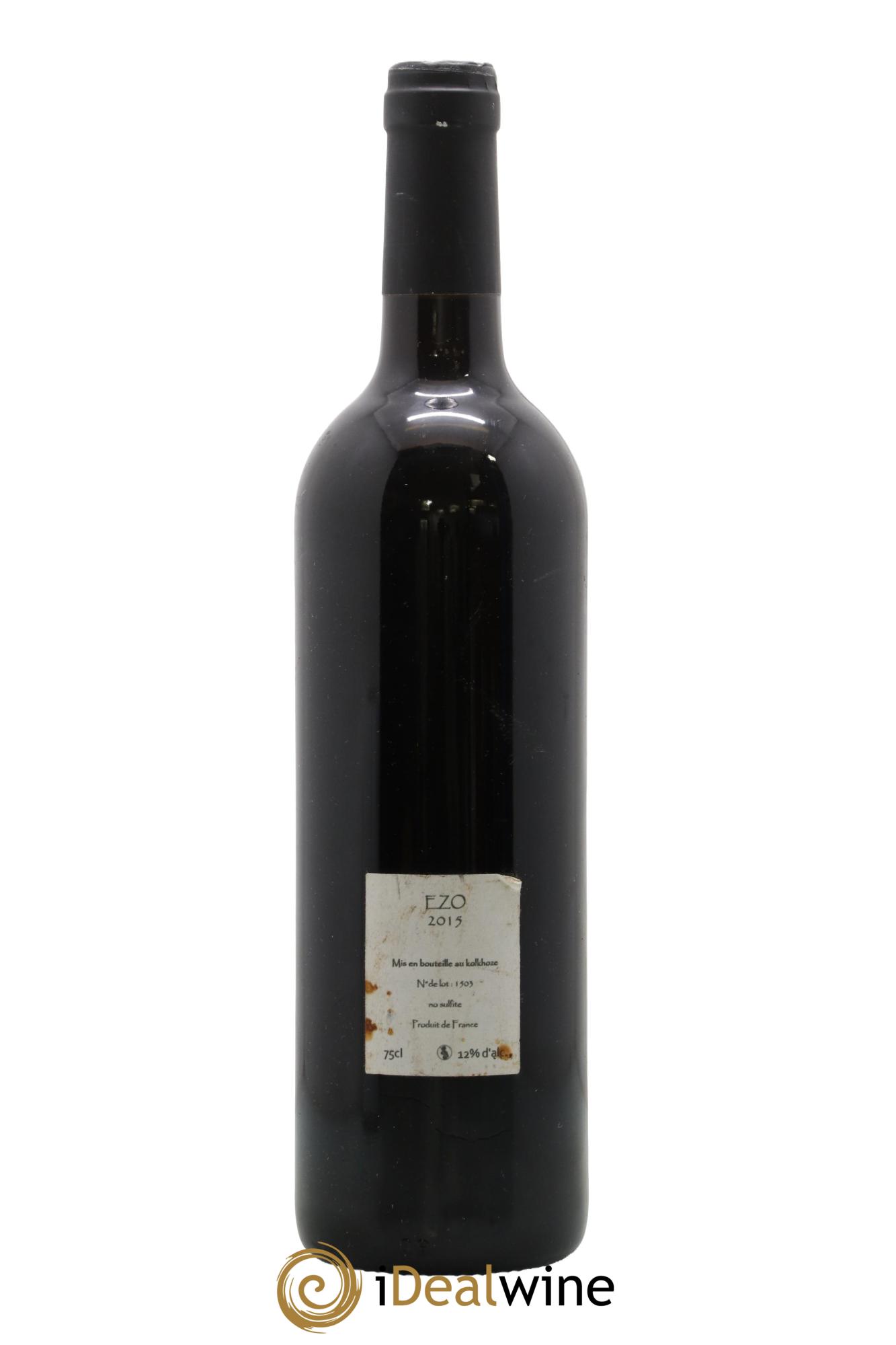Vin de France Ezo Les Vins du Cabanon - Alain Castex 2015 - Lot de 1 bouteille - 1