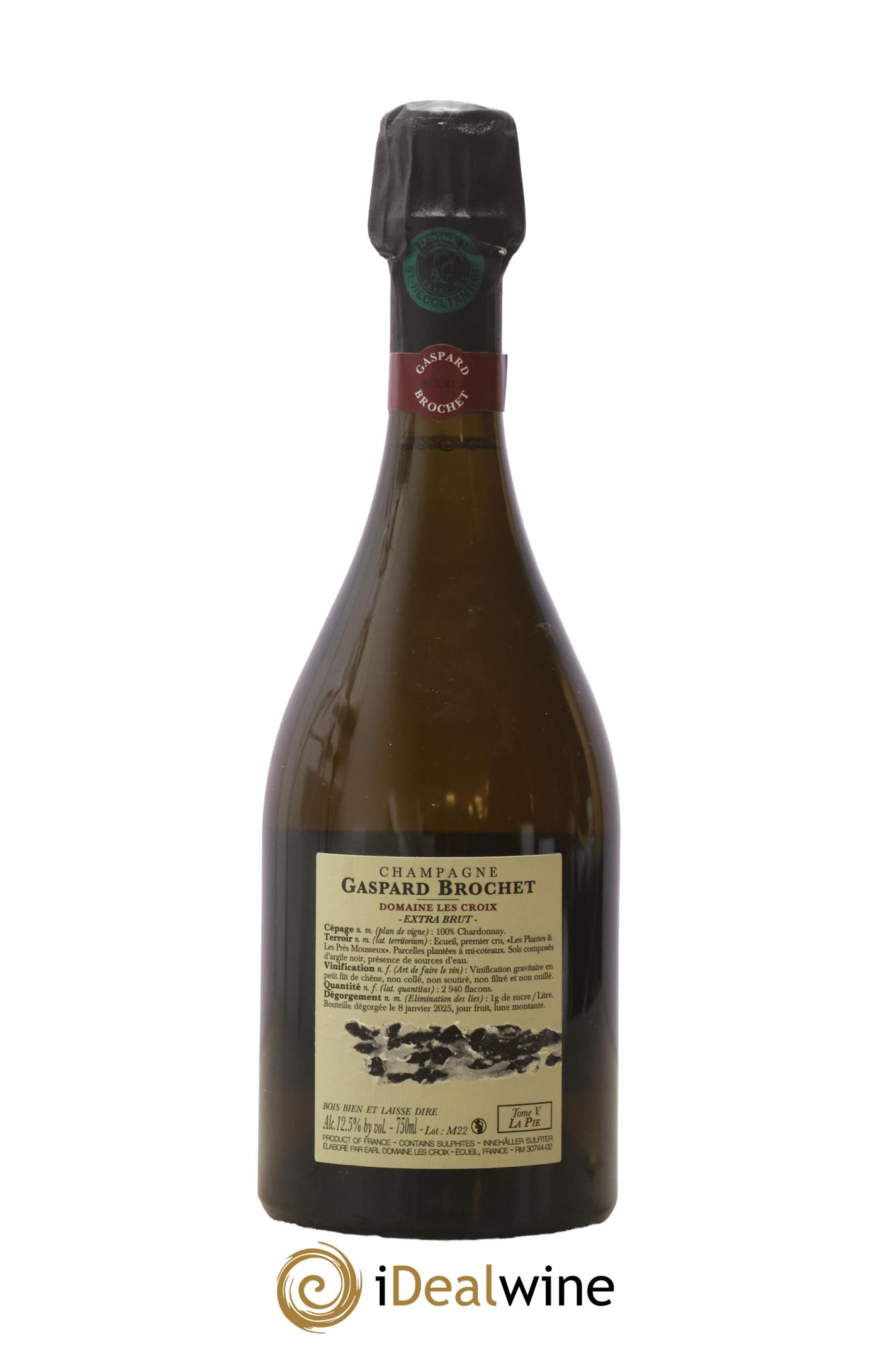 La Pie Chardonnay Tome V Gaspard Brochet - Posten von 1 Flasche - 1