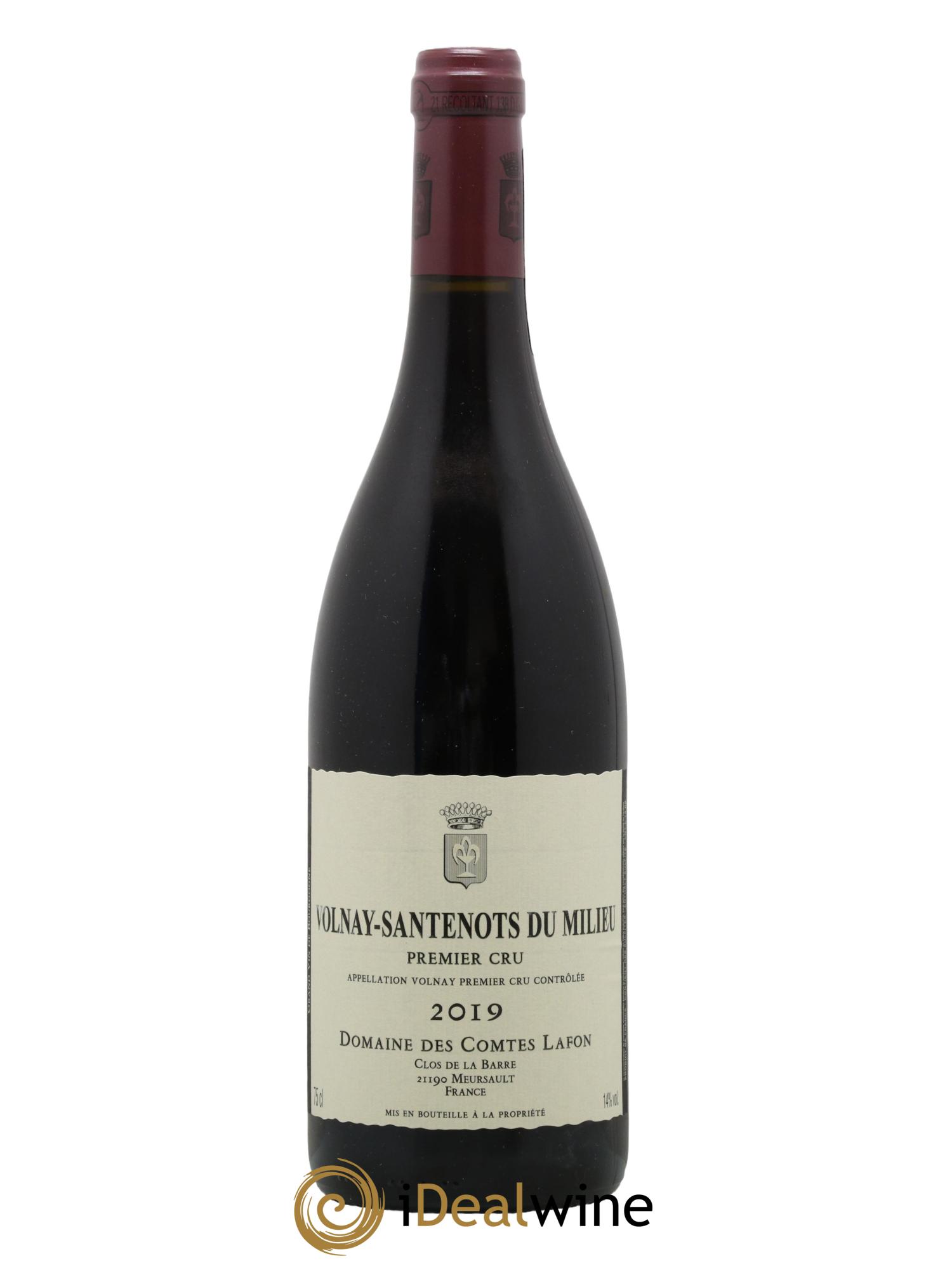 Volnay 1er Cru Santenots du Milieu Comtes Lafon (Domaine des) 2019 - Lot de 1 bouteille - 0