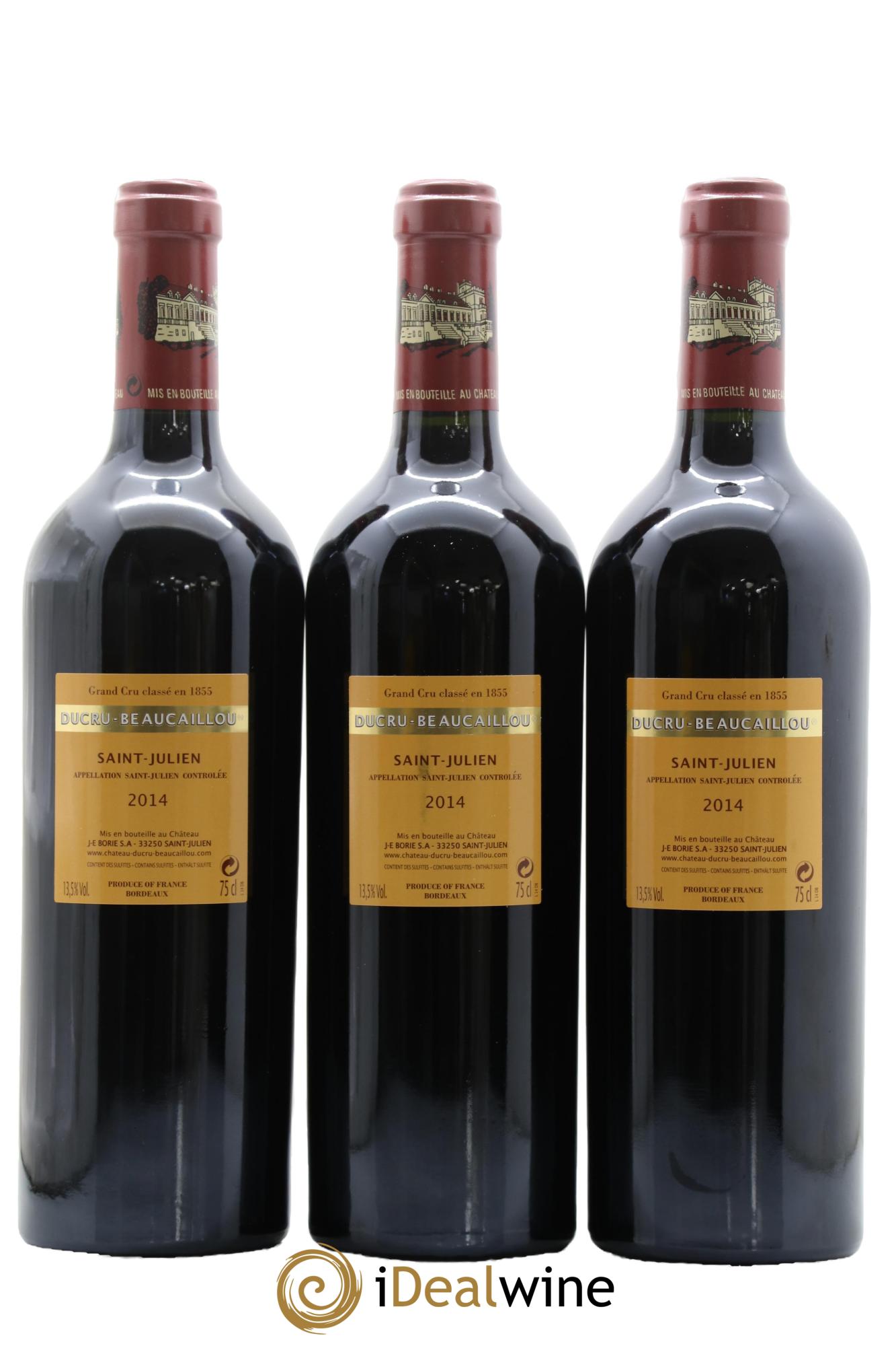 Château Ducru Beaucaillou 2ème Grand Cru Classé 2014 - Lot de 3 bouteilles - 1
