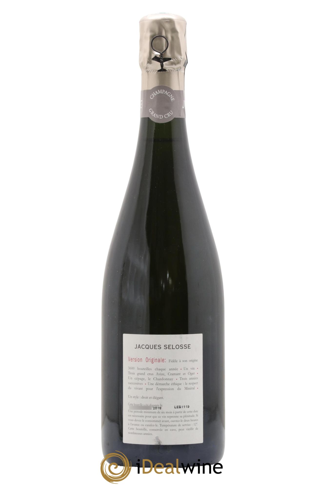 Version Originale Jacques Selosse - Lot of 1 bottle - 1