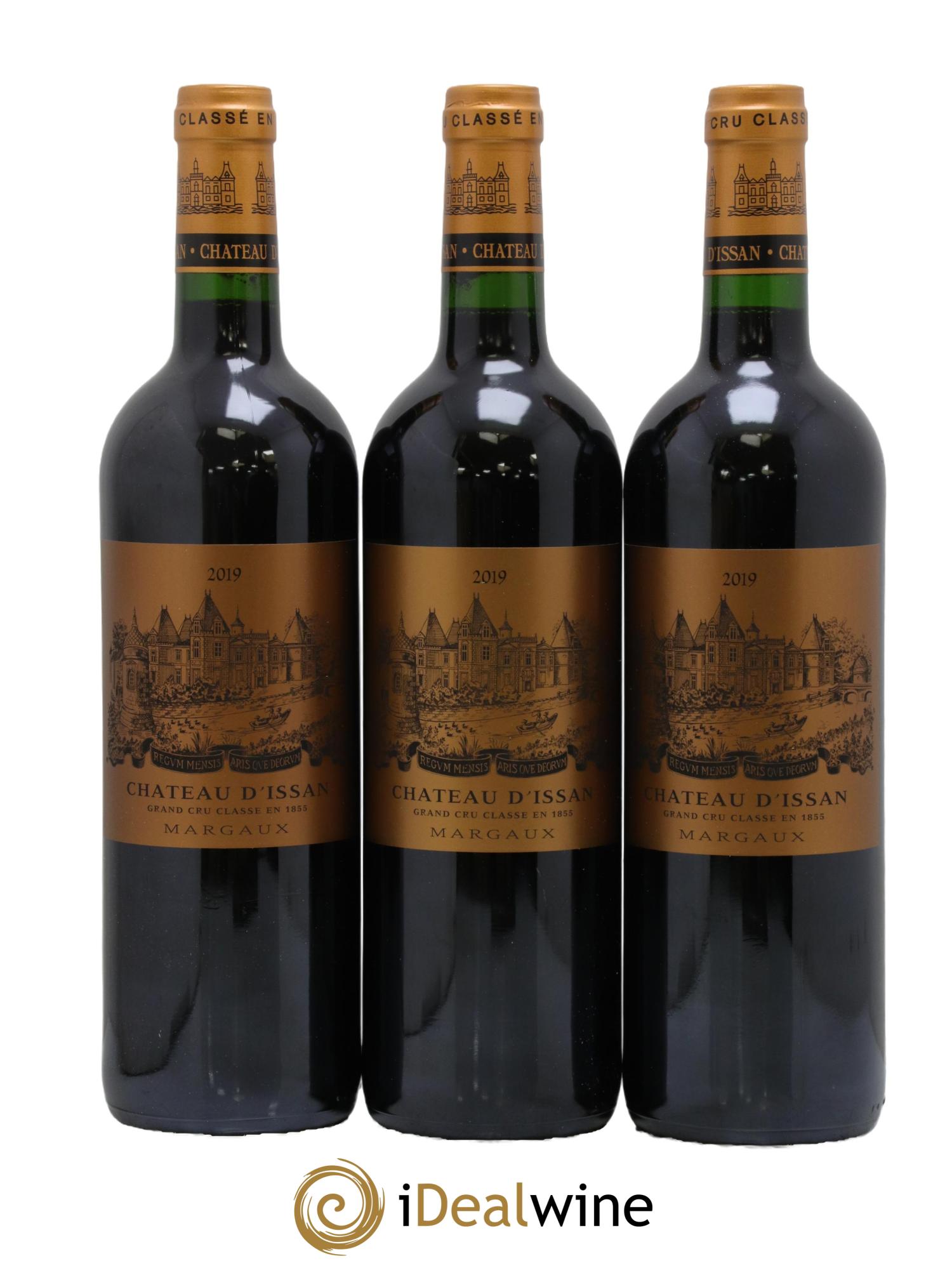 Château d'Issan 3ème Grand Cru Classé 2019 - Lot de 3 bouteilles - 0