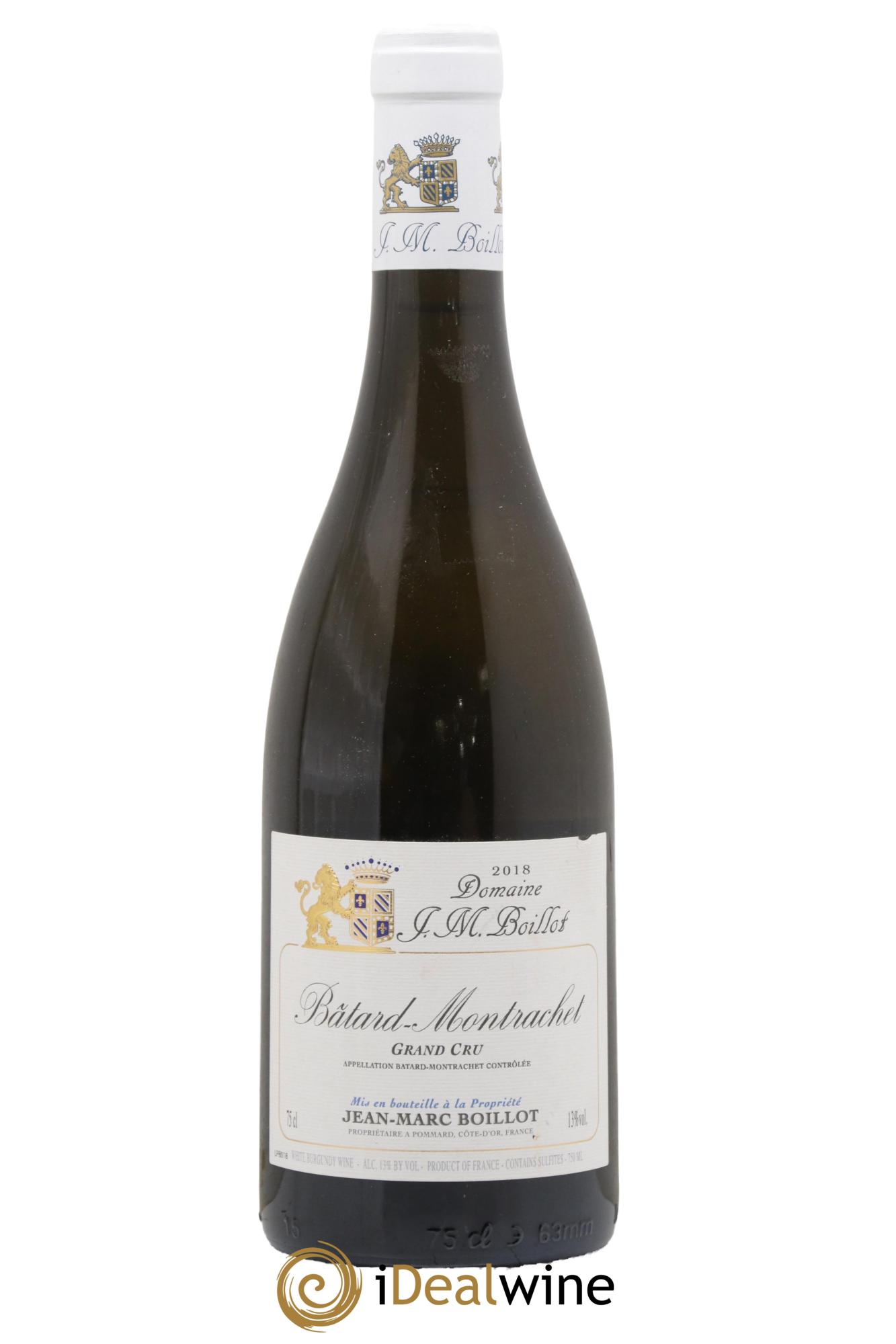 Bâtard-Montrachet Grand Cru Jean-Marc Boillot 2018 - Lot de 1 bouteille - 0
