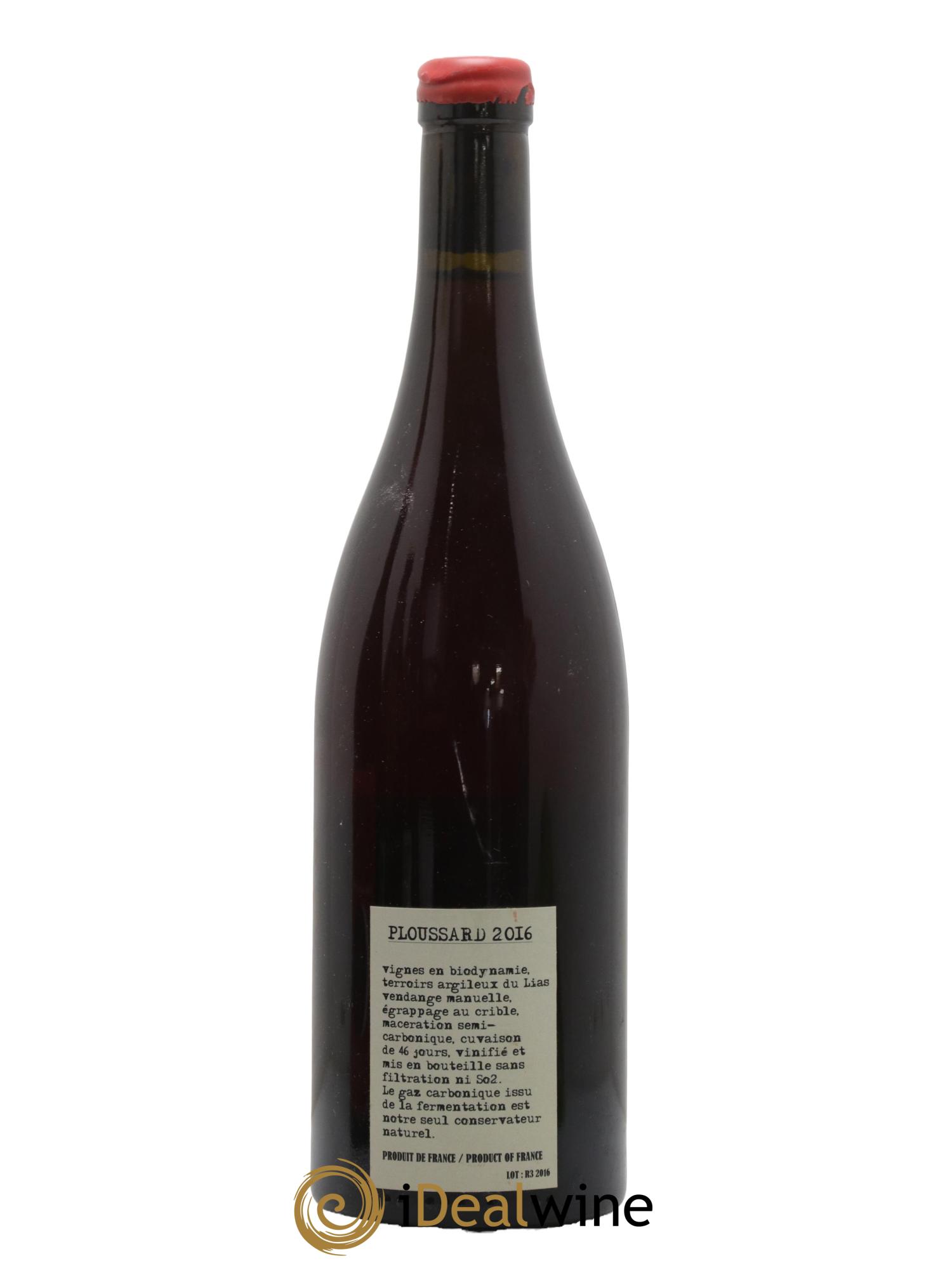 Arbois-Pupillin Ploussard Adeline Houillon & Renaud Bruyère 2016 - Lot de 1 bouteille - 1