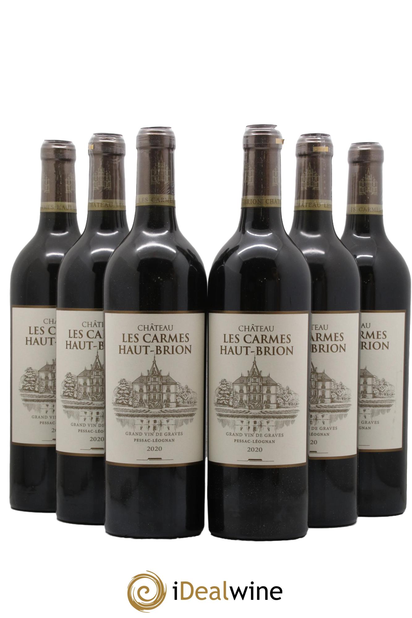Château Les Carmes Haut-Brion 2020 - Lot de 6 bouteilles - 0