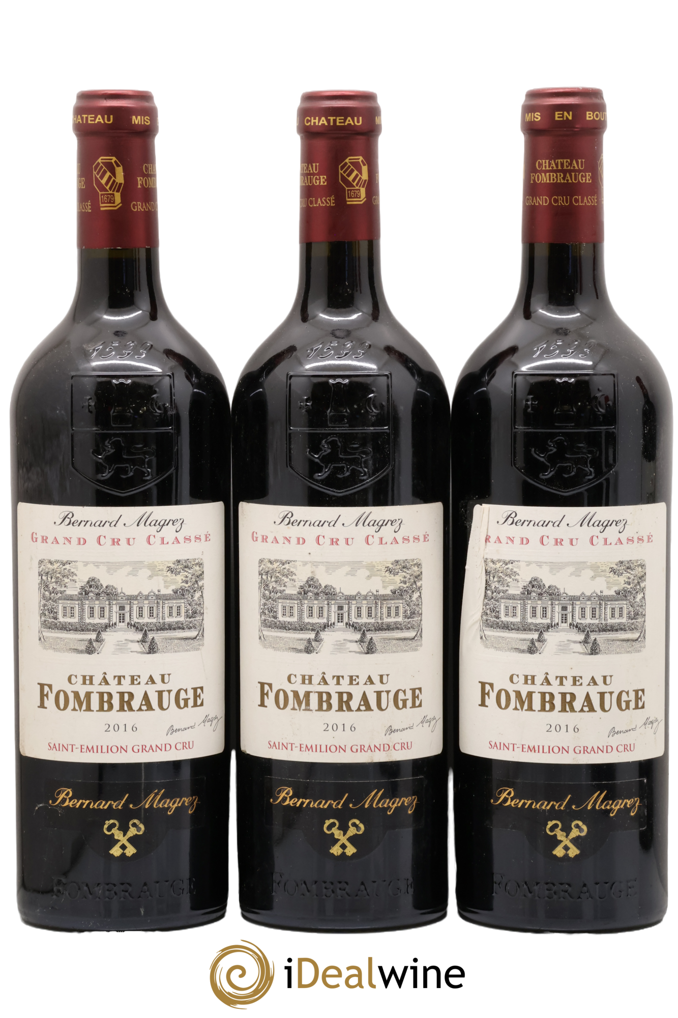 Château Fombrauge Grand Cru Classé 2016 - Lot of 3 bottles - 0