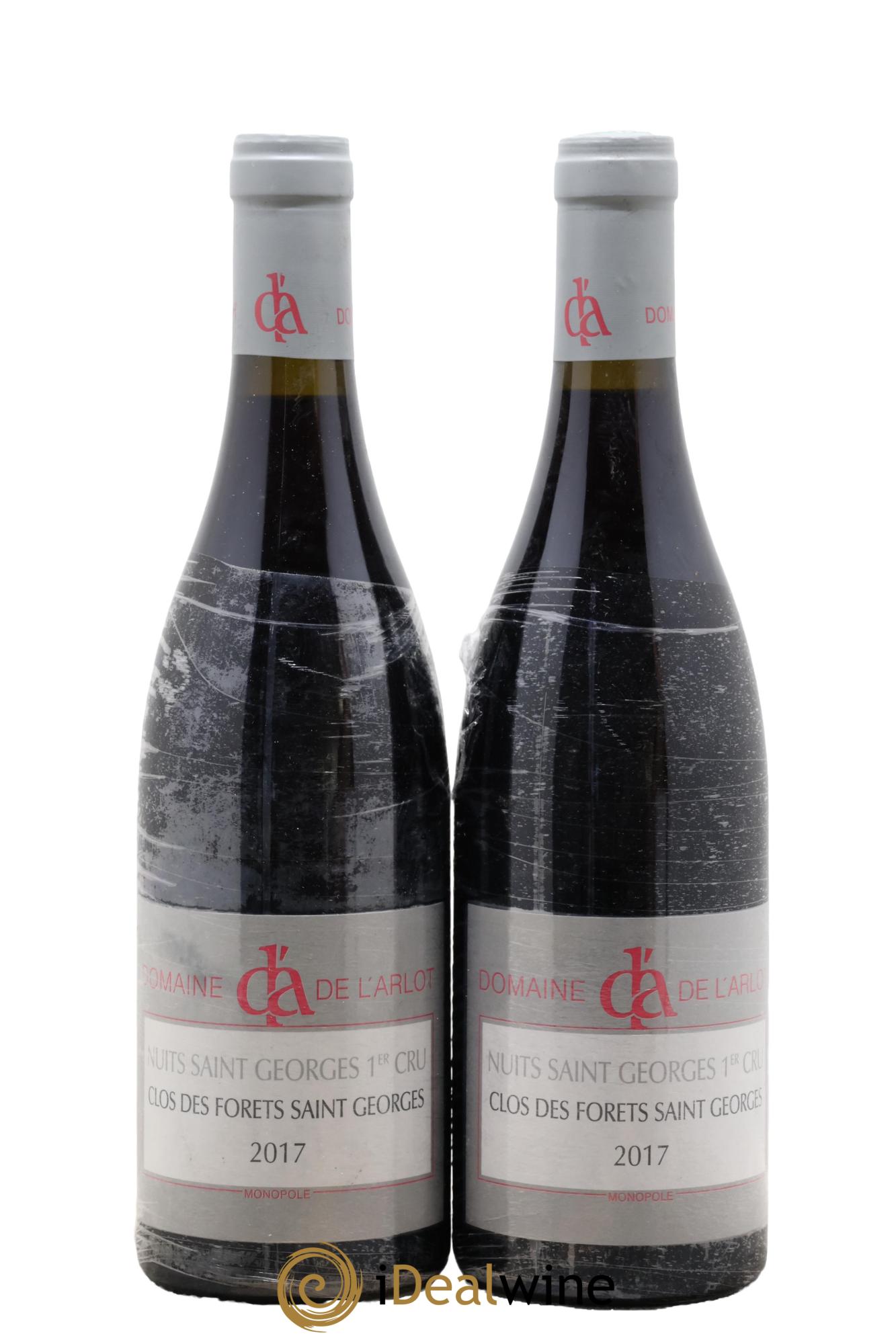 Nuits-Saint-Georges 1er Cru Clos des Forêts Saint-Georges Domaine de l'Arlot 2017 - Lote de 2 botellas - 0
