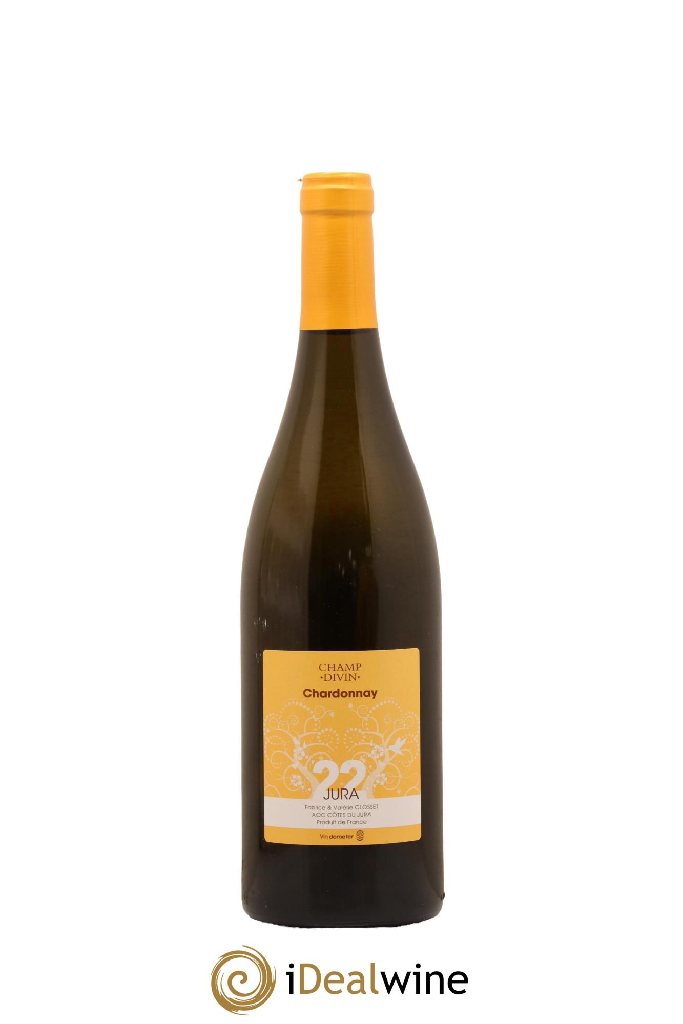 Côtes du Jura Chardonnay Champ Divin 2022 - Lot de 1 bouteille - 0