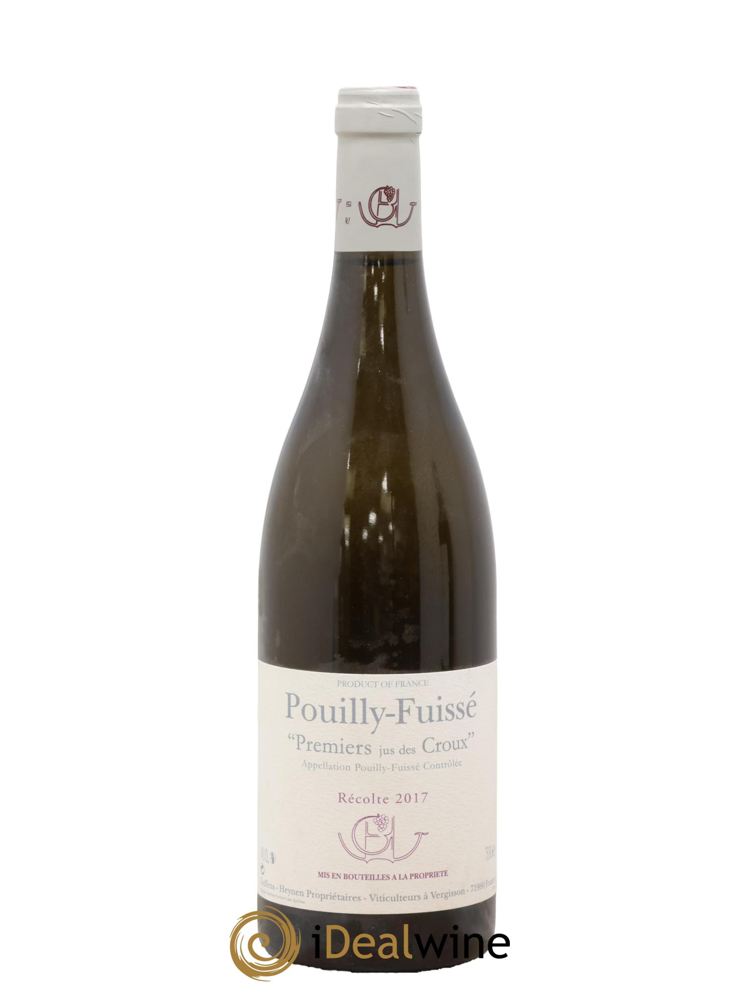 Pouilly-Fuissé 1er Jus des Croux Guffens-Heynen 2017 - Lot de 1 bouteille - 0