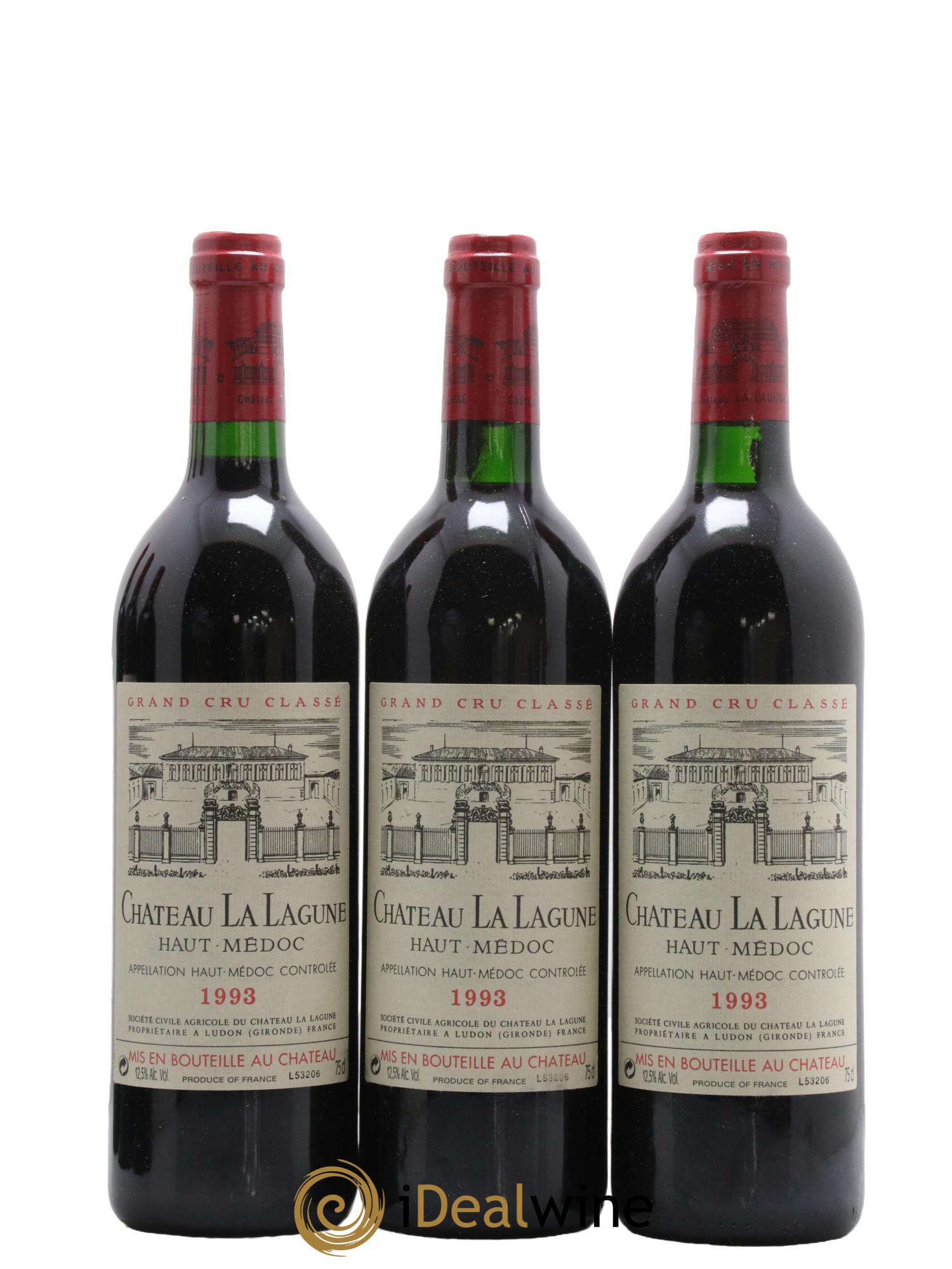 Château la Lagune 3ème Grand Cru Classé 1993 - Lot de 12 bouteilles - 3