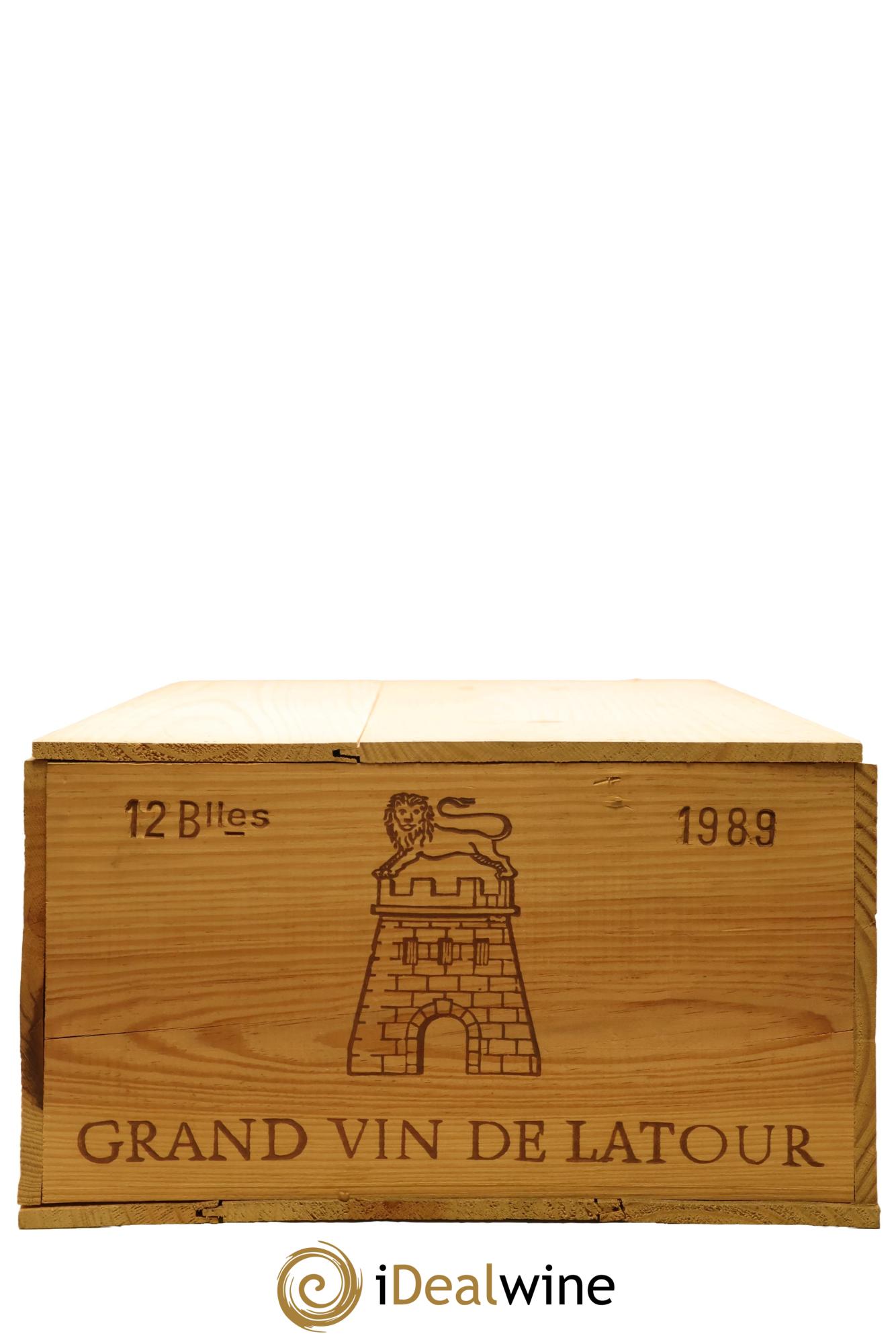 Château Latour 1er Grand Cru Classé 1989 - Lot de 12 bouteilles - 6