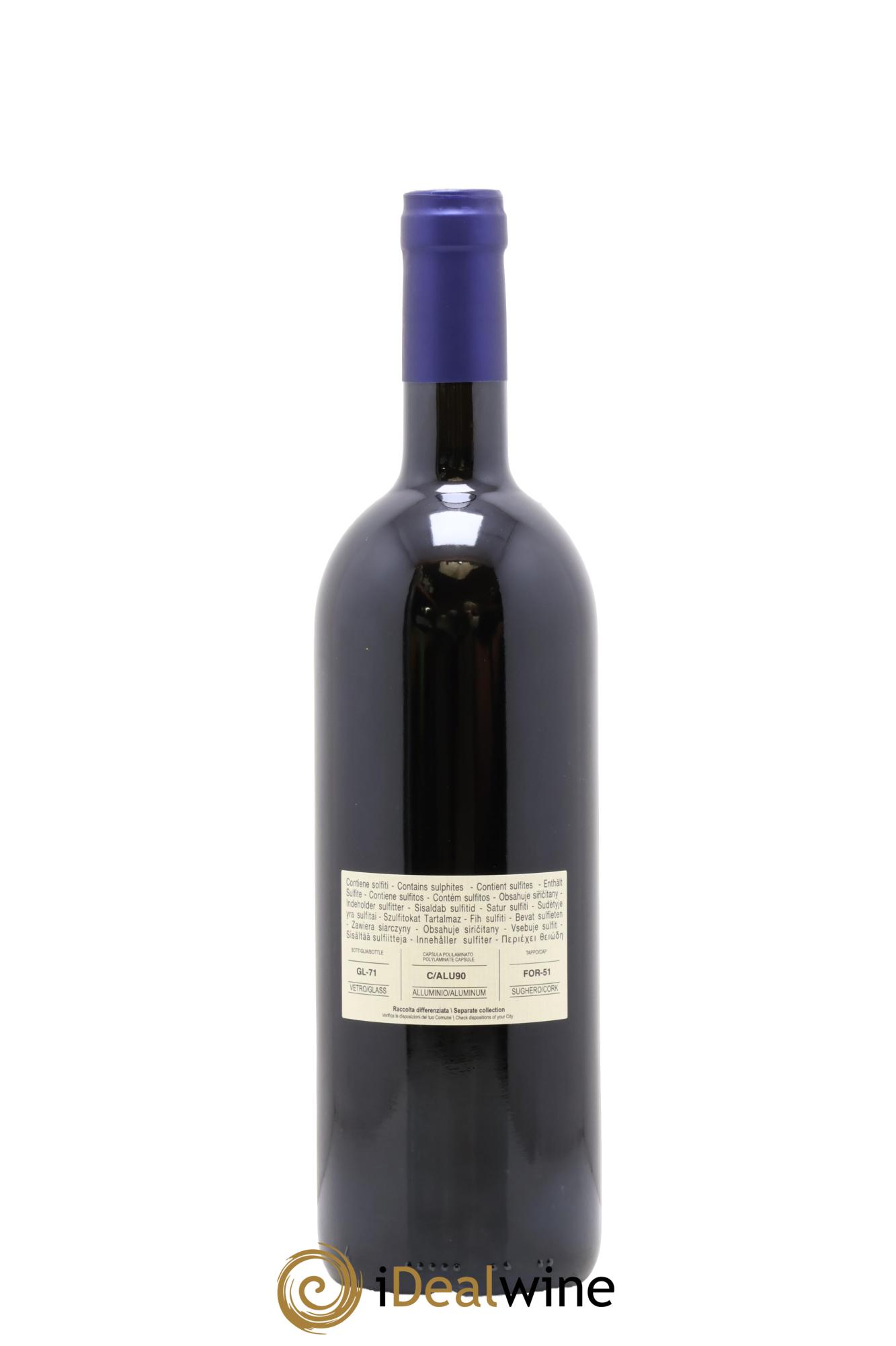 Bolgheri DOC Sassicaia Tenuta San Guido 2021 - Lot de 1 bouteille - 1