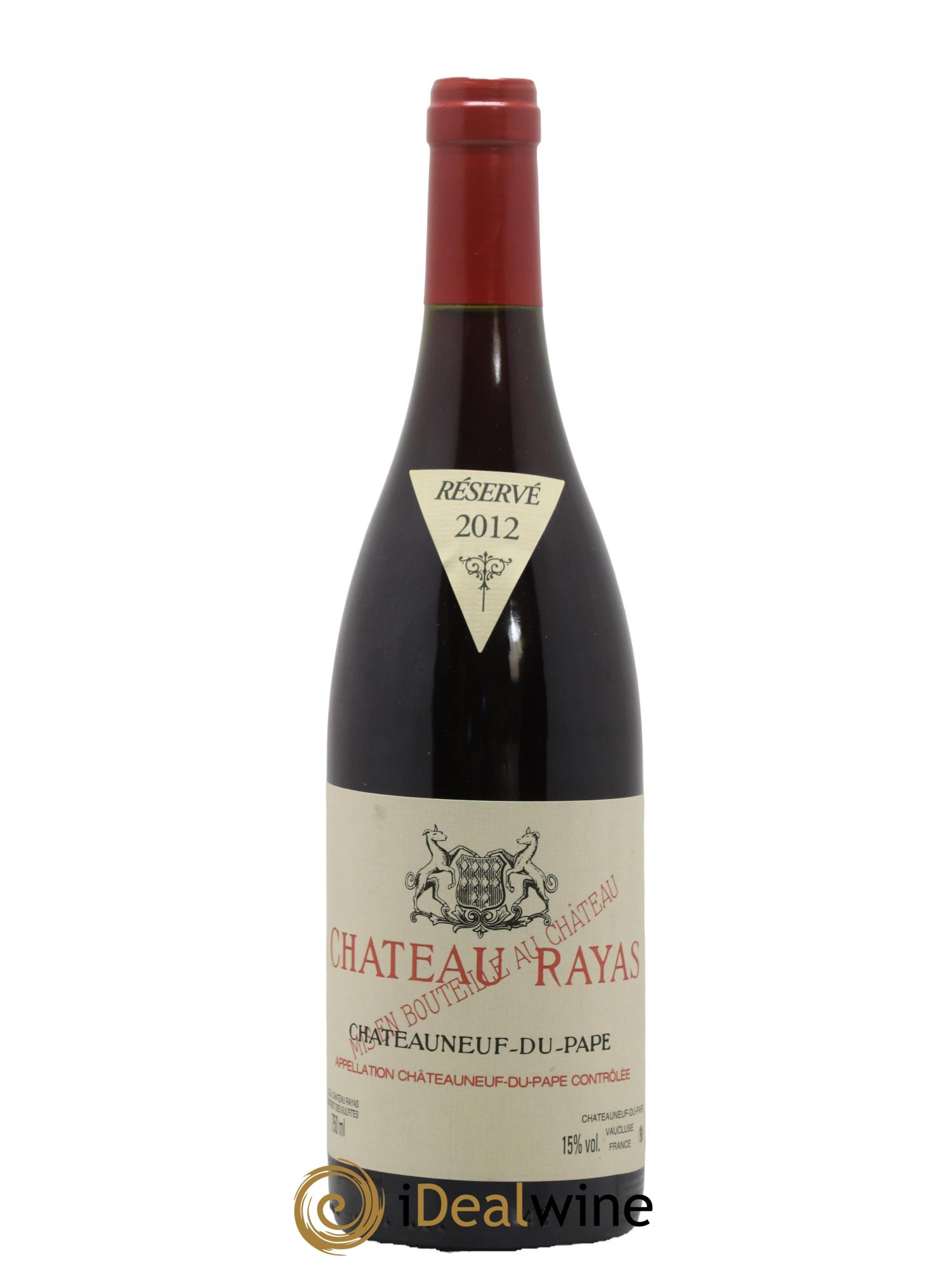 Châteauneuf-du-Pape Château Rayas Emmanuel Reynaud 2012 - Lot de 1 bouteille - 0